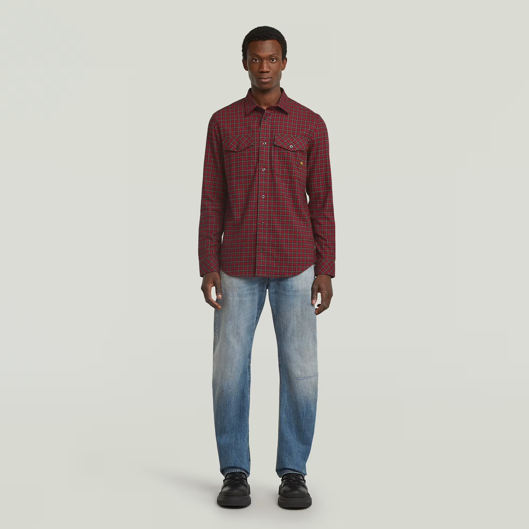 G-Star Raw - Marine Slim LS Shirt - Baron Chibi Check