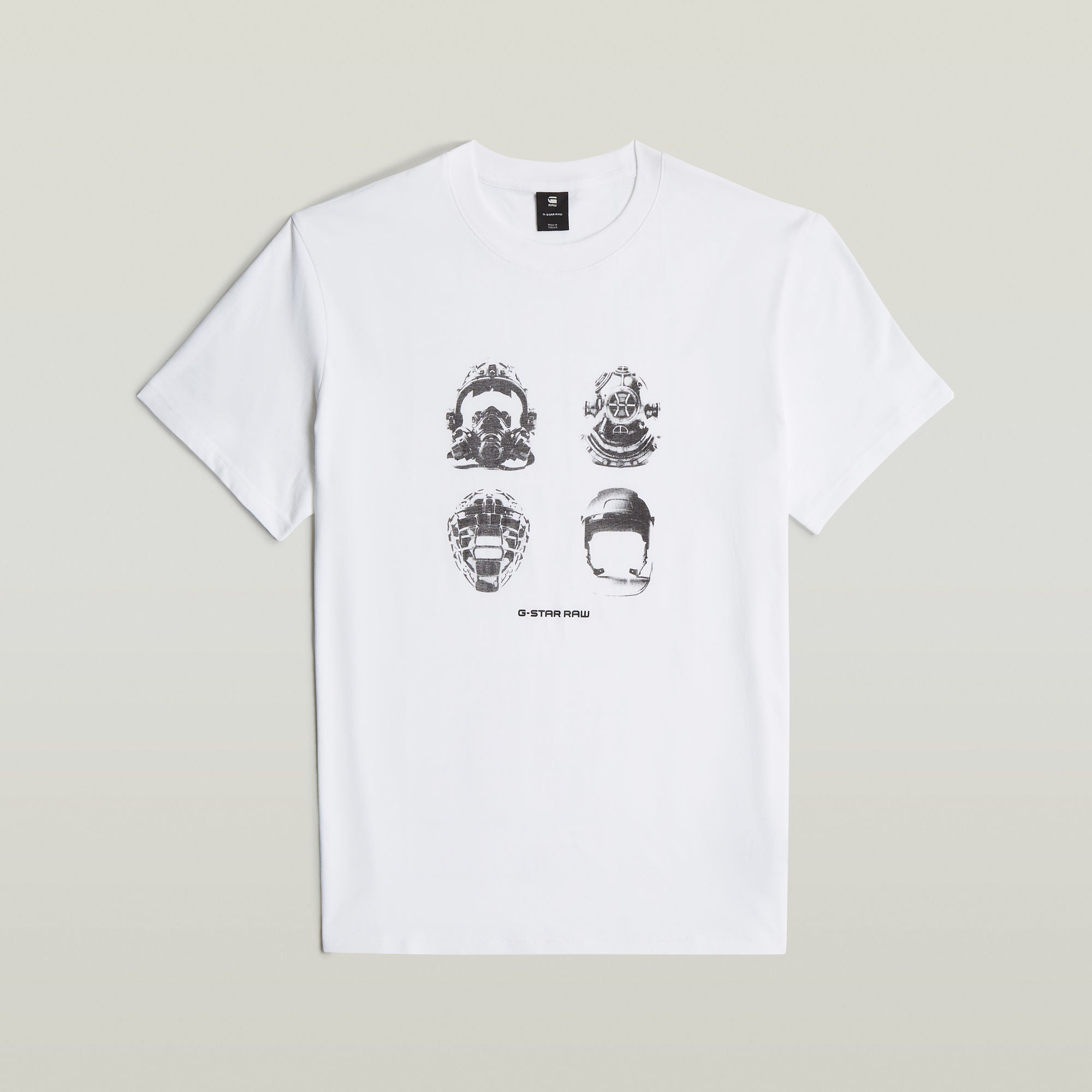 G-Star Raw - Masks Graphic R Tee - White