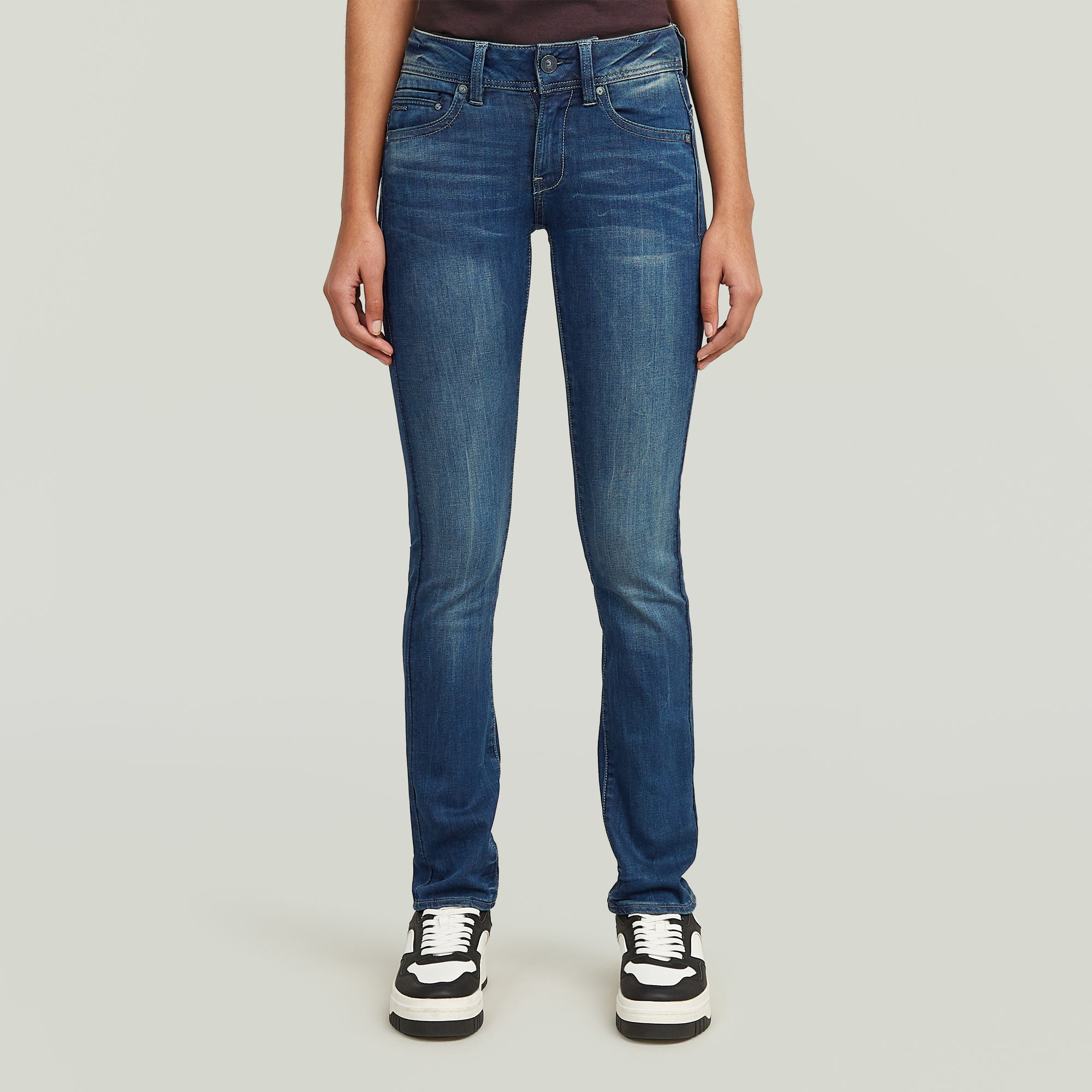 G-Star Raw - Midge Straight II Jean - Dark Aged