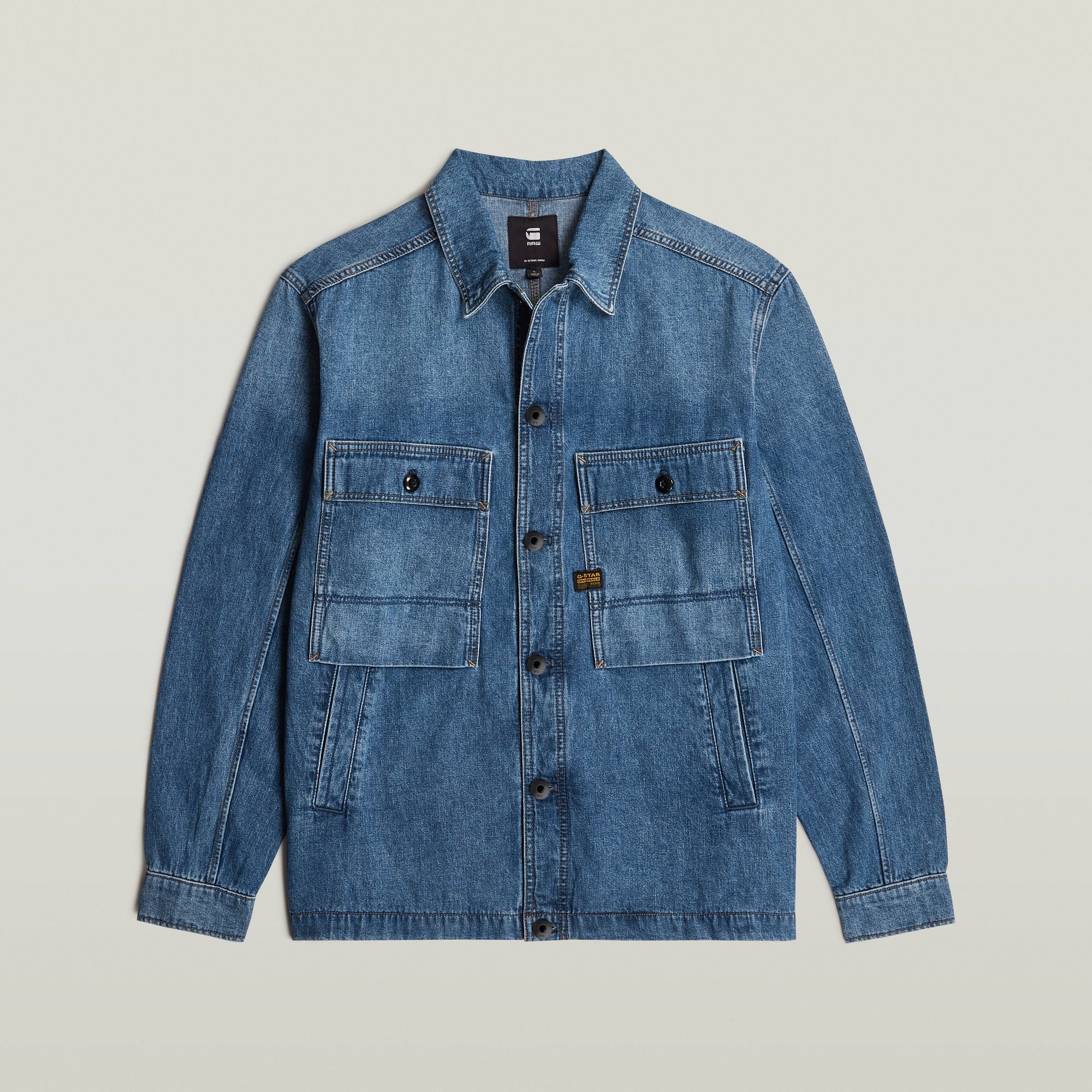 G-Star Raw - Mosa Overshirt - Faded Radiant Blue