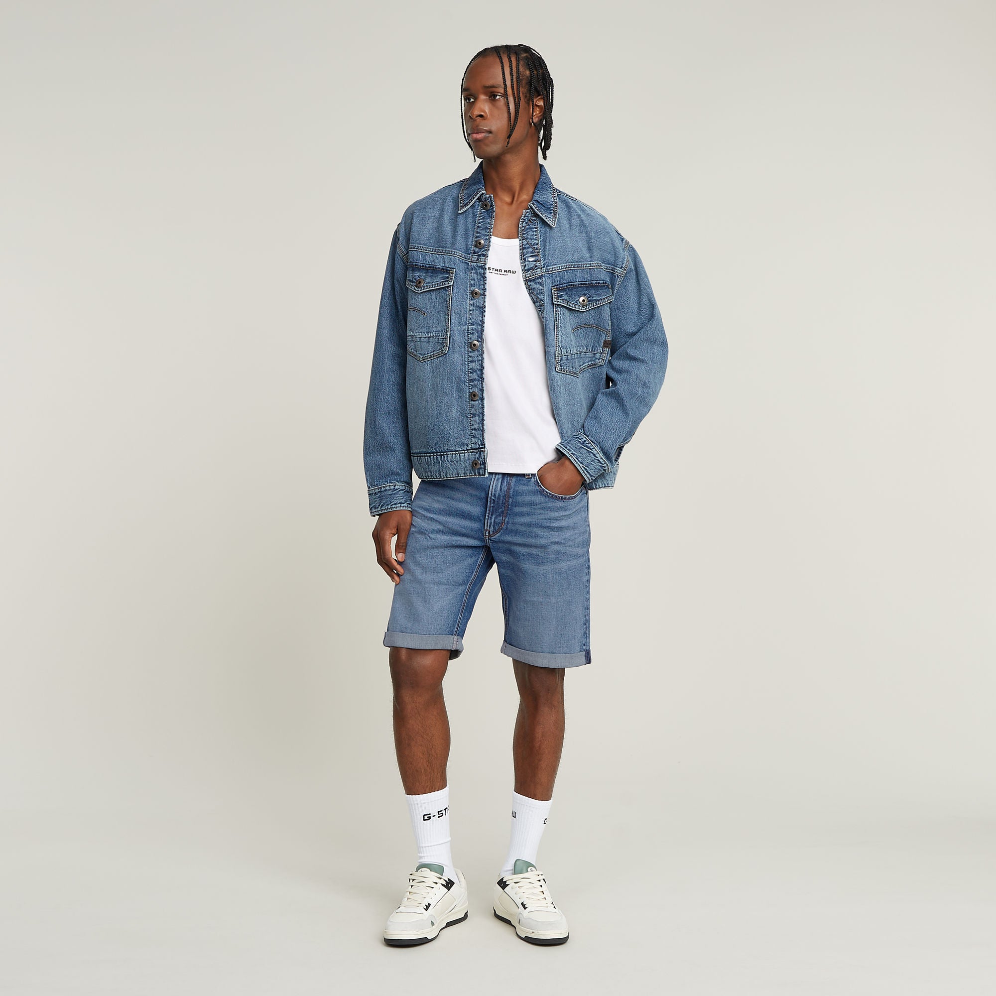 G-Star Raw - Mosa Short - Faded Cascade