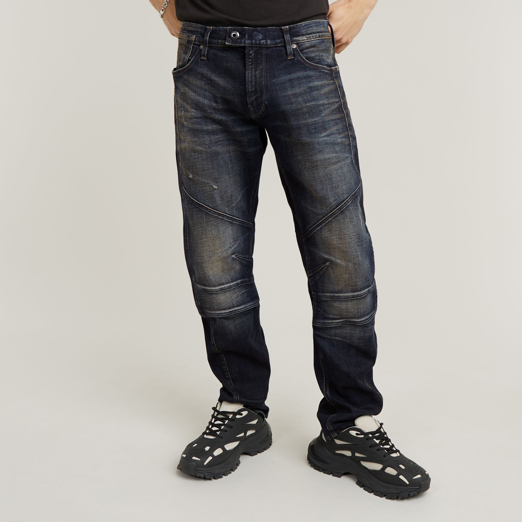 G-Star Raw - Moto Cross 3D Slim Jean - Worn In Mountainous Desert Destroyed