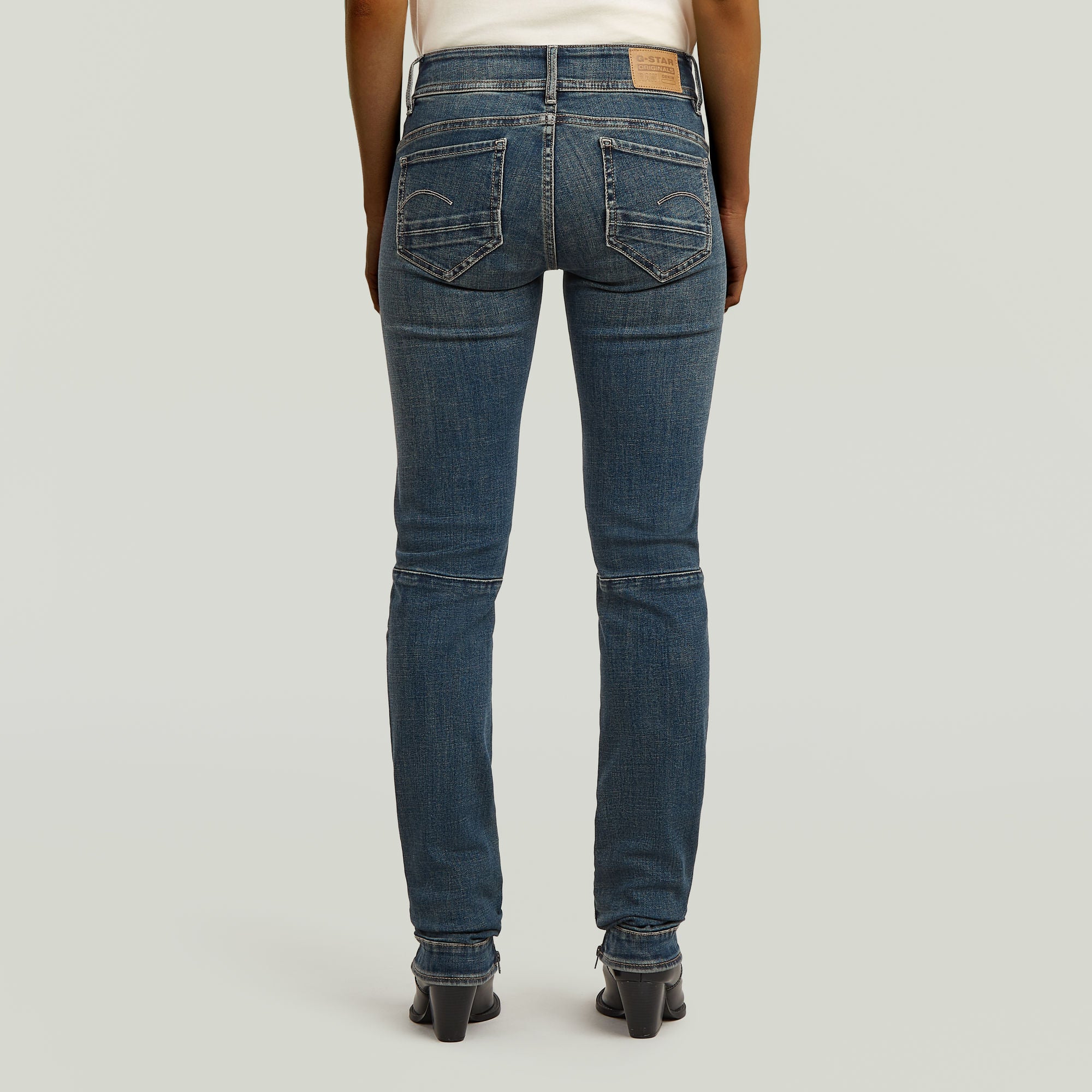 G-Star Raw - Moto 3D Slim W Jean - Antique Faded Cyclone