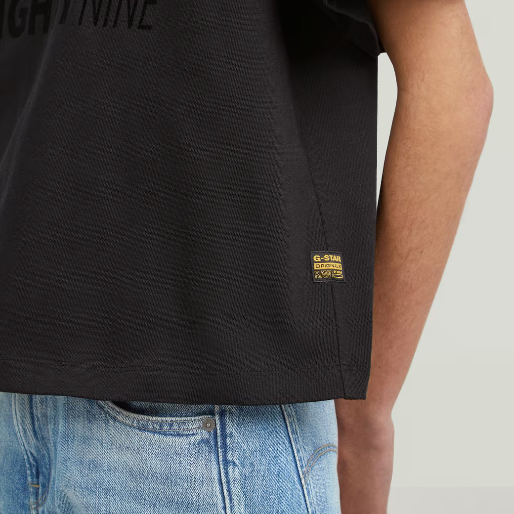 G-Star Raw - Multi Graphic Relaxed Tee - Dark Black
