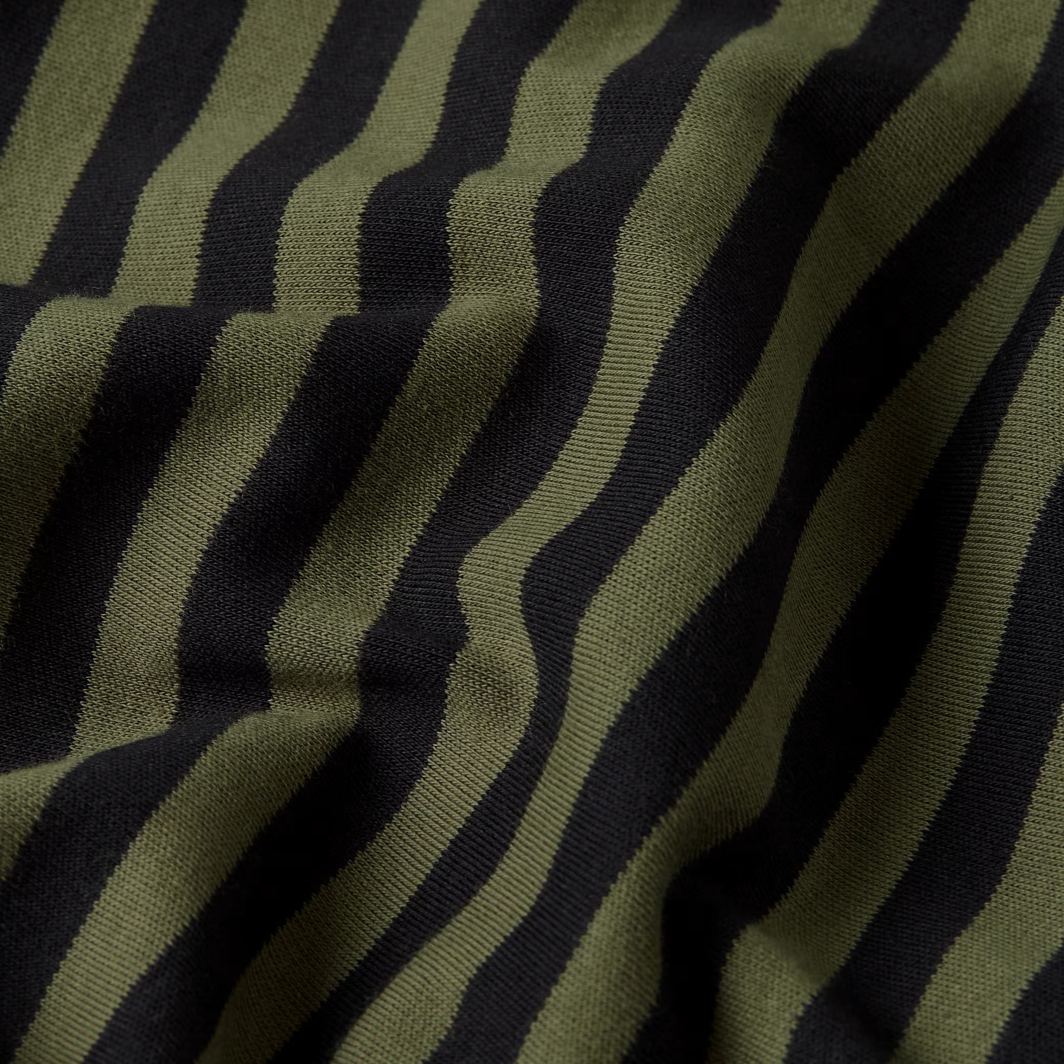 G-Star Raw - Nifous Stripe R Tee - Four Leaf Clover/Dark Black Stripe