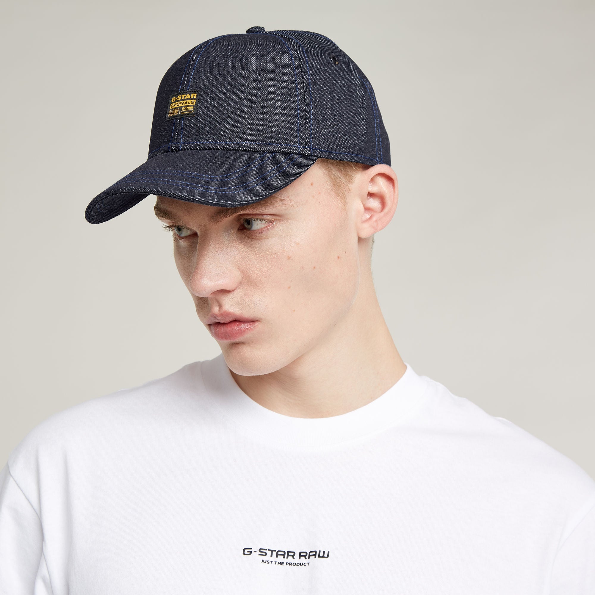 G-Star Raw - Originals Denim Baseball Cap - Raw Denim