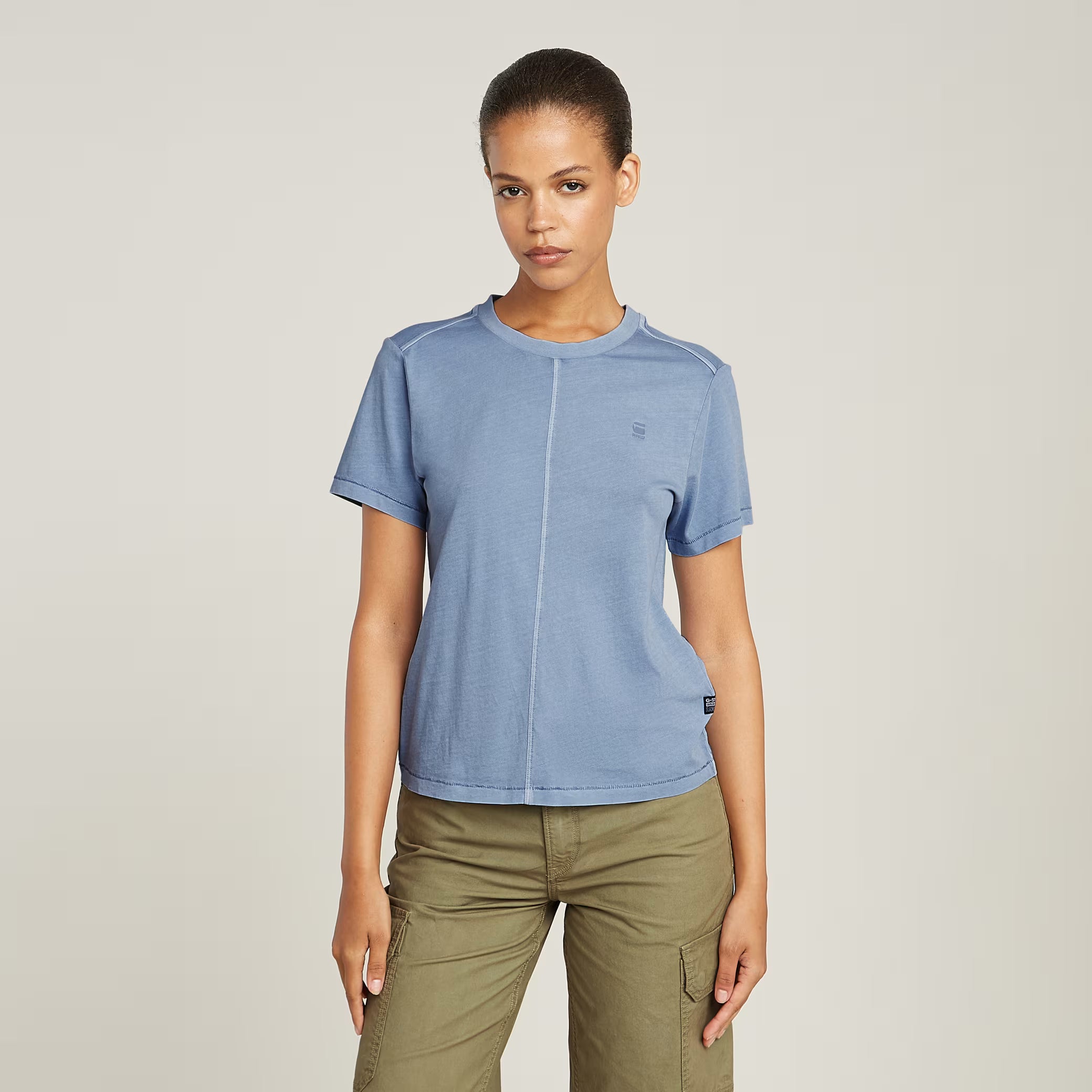 G-Star Raw - Overdyed Front Seam R Tee - Amann GD
