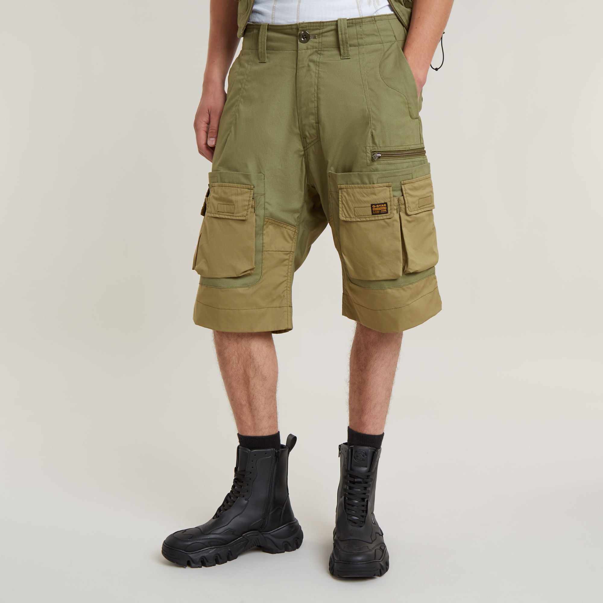 G-Star Raw - P-35T Relaxed Cargo Short - Sage