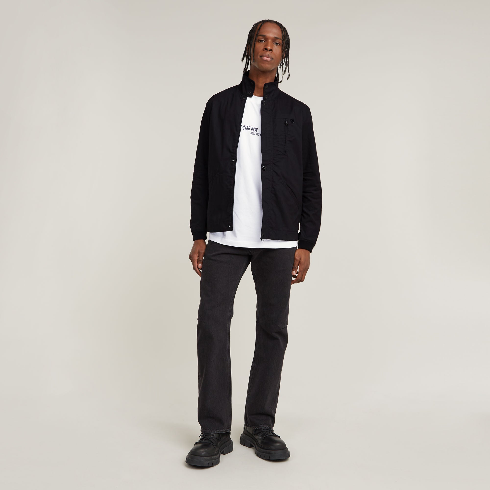 G-Star Raw - Para Slim Overshirt - Dark Black