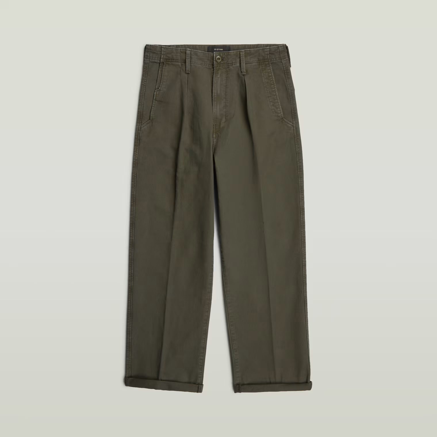 G-Star Raw - Pleated Relaxed Chino - Asfalt GD