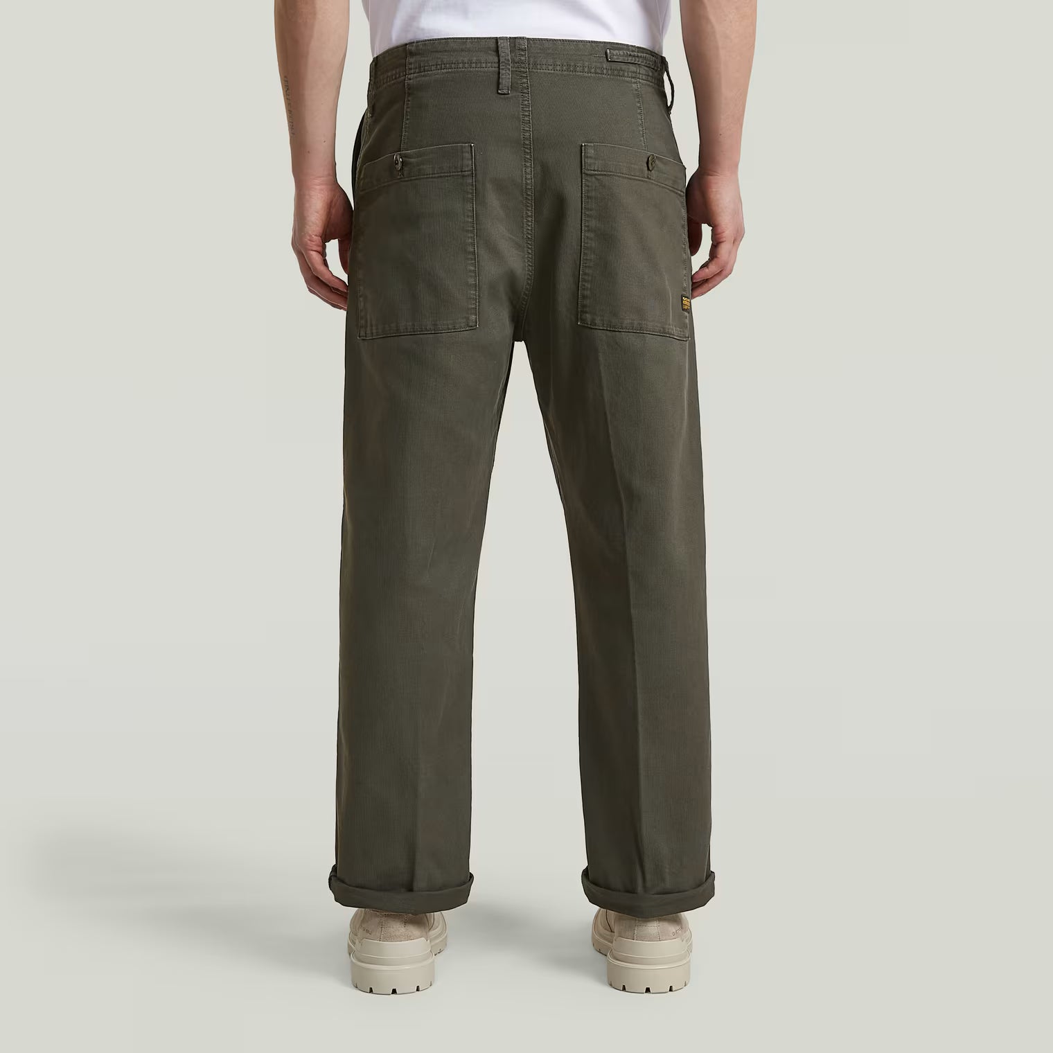 G-Star Raw - Pleated Relaxed Chino - Asfalt GD