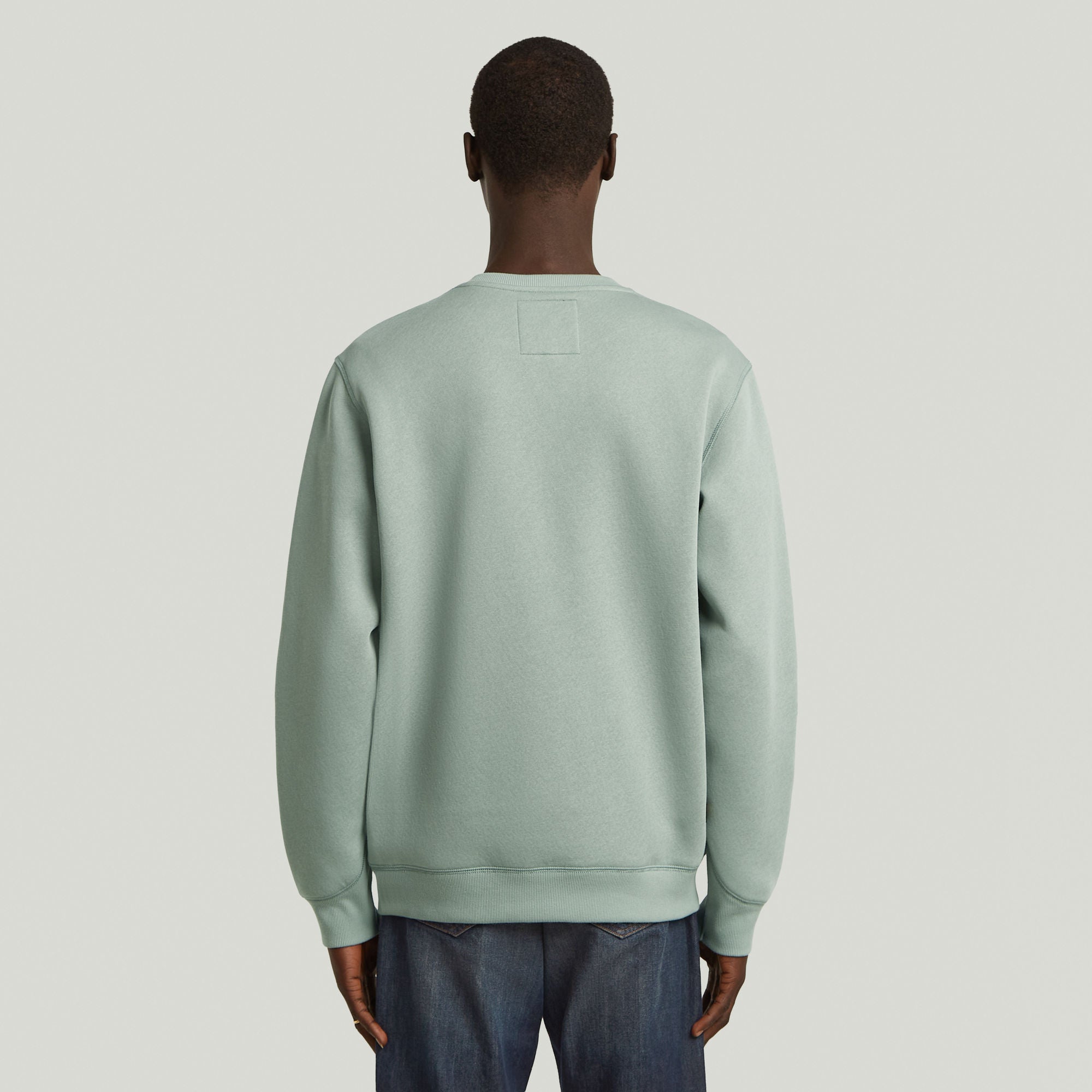 G-Star Raw - Premium Core R LS Sweat - Iceberg Green