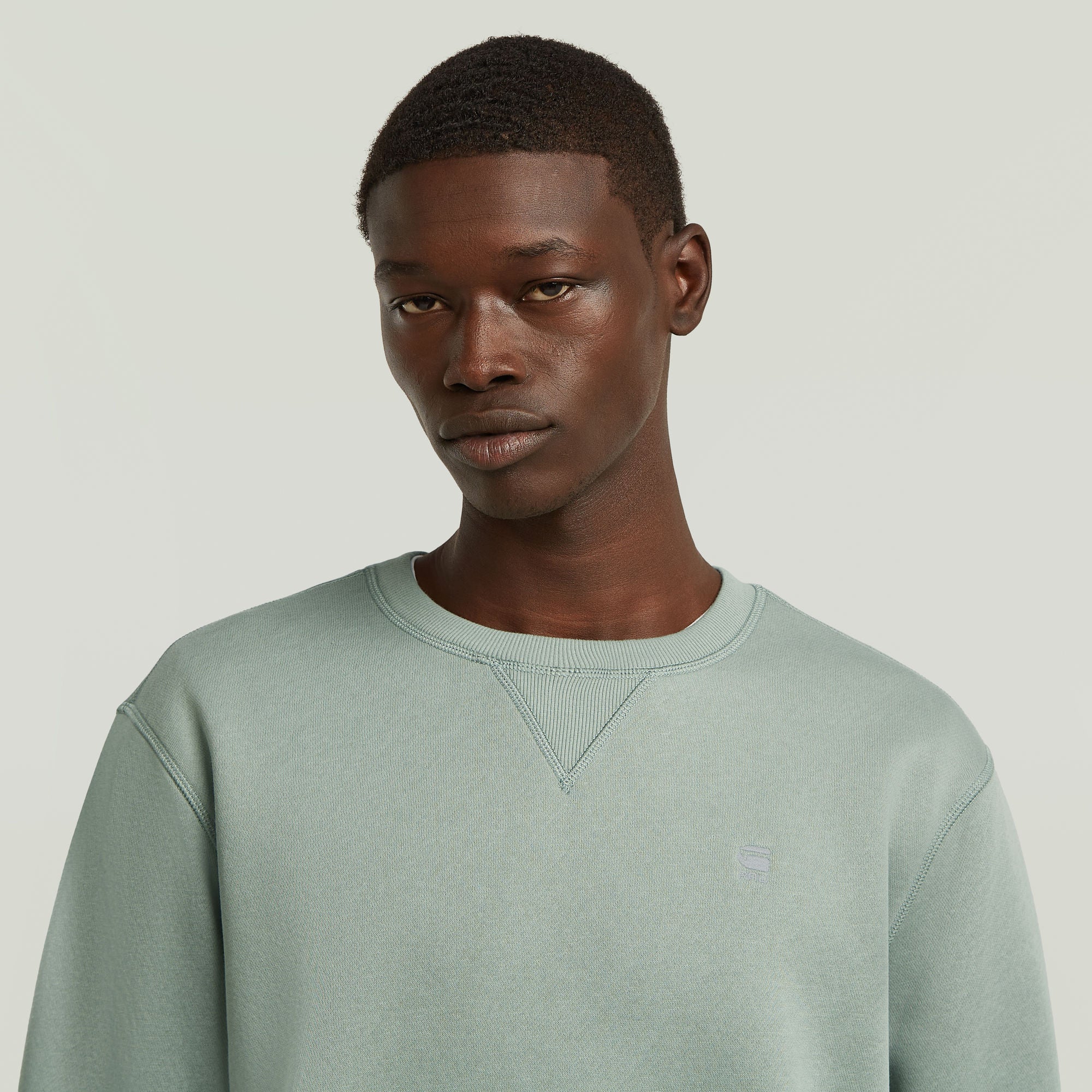 G-Star Raw - Premium Core R LS Sweat - Iceberg Green