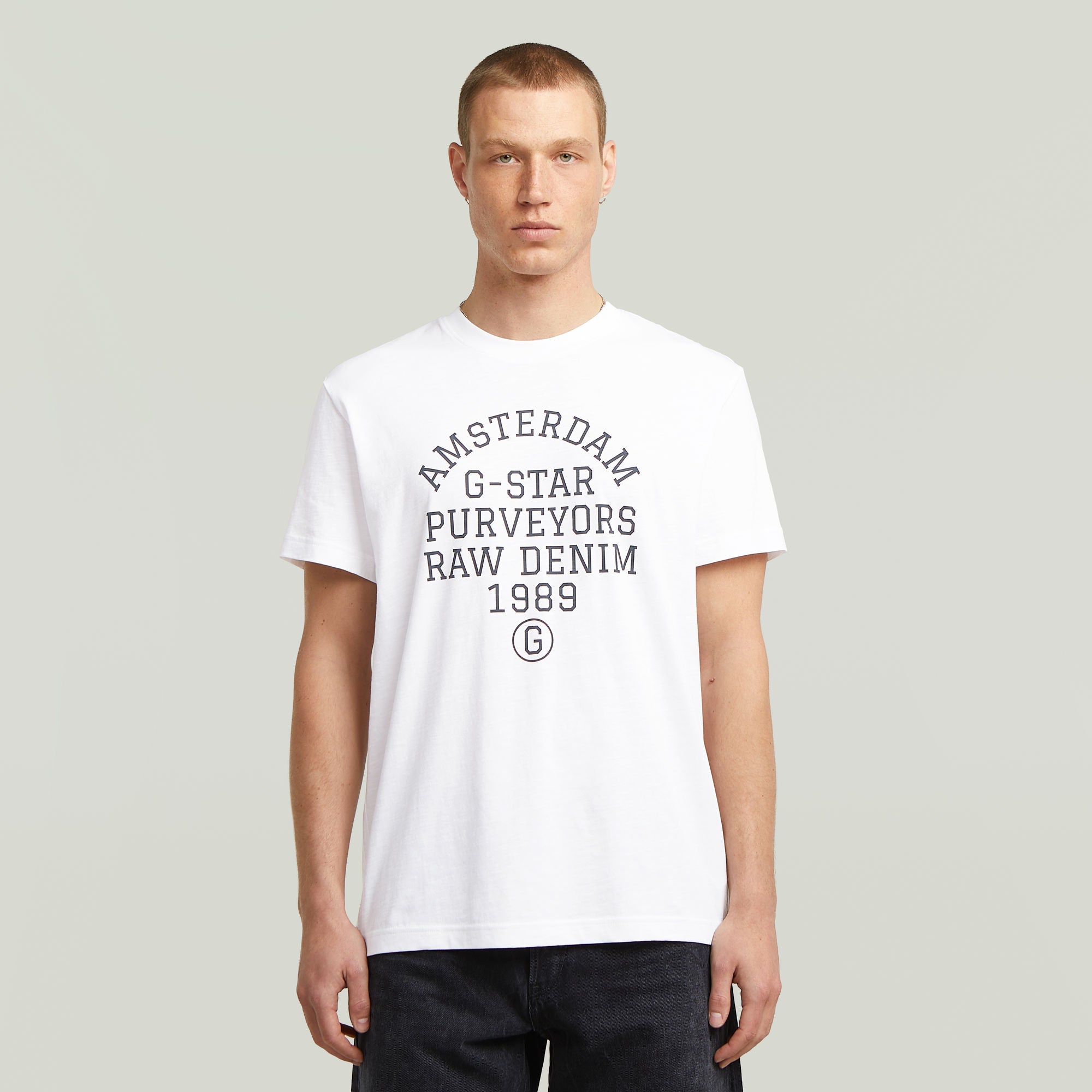 G-Star Raw - Purveyors Graphic R Tee - White