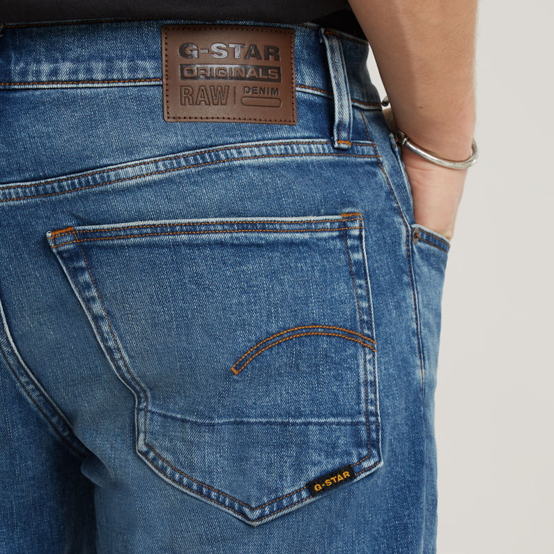 G-Star Raw - 3301 Straight Tapered Jean - Worn In Azure