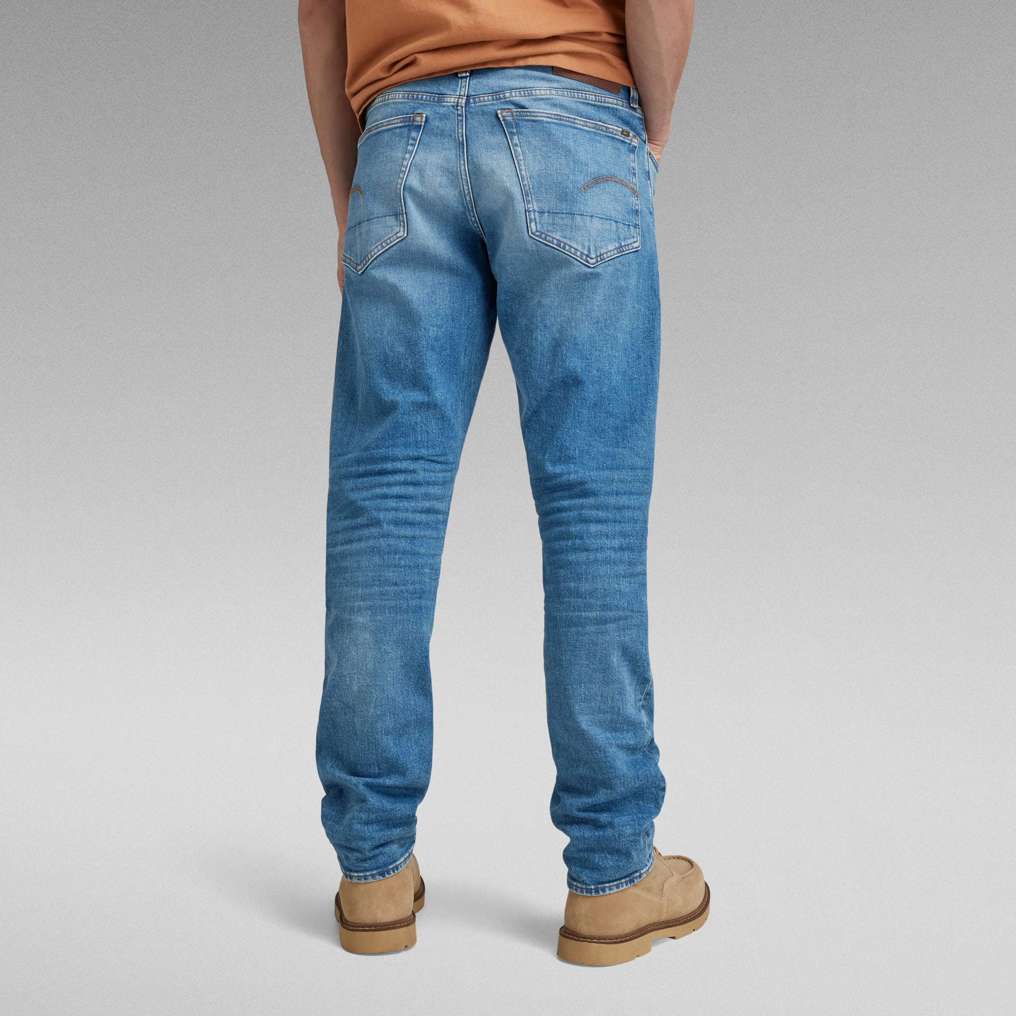 G-Star Raw - 3301 Straight Tapered Jeans - Worn In Azure