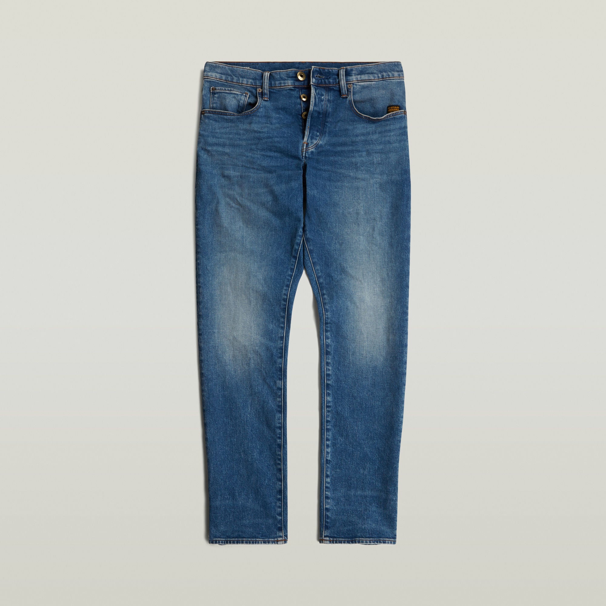 G-Star Raw - 3301 Straight Tapered Jean - Worn In Azure