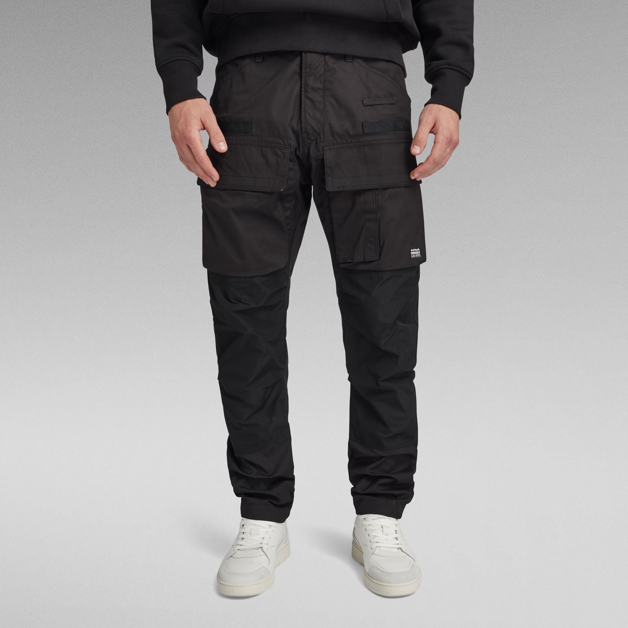 G-Star Raw - 3D Regular Tapered Cargo Pant - Dark Black