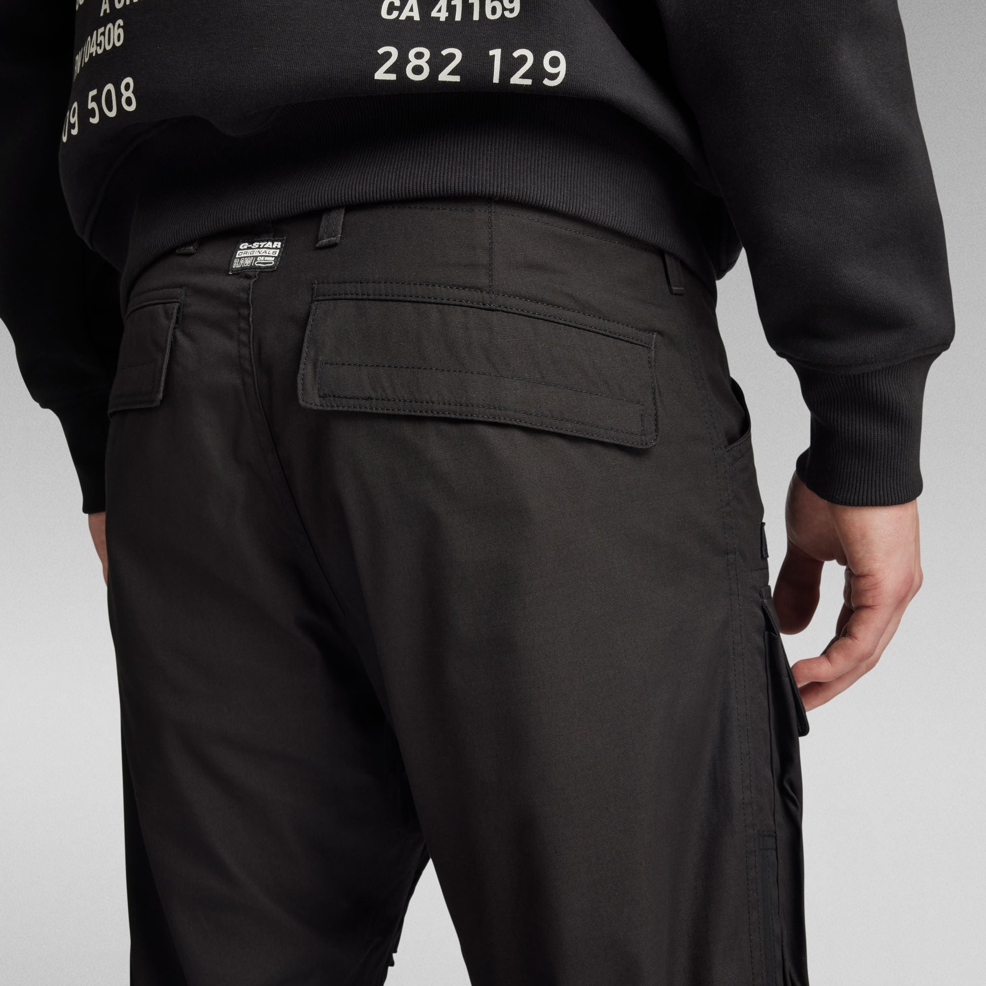 G-Star Raw - 3D Regular Tapered Cargo Pant - Dark Black