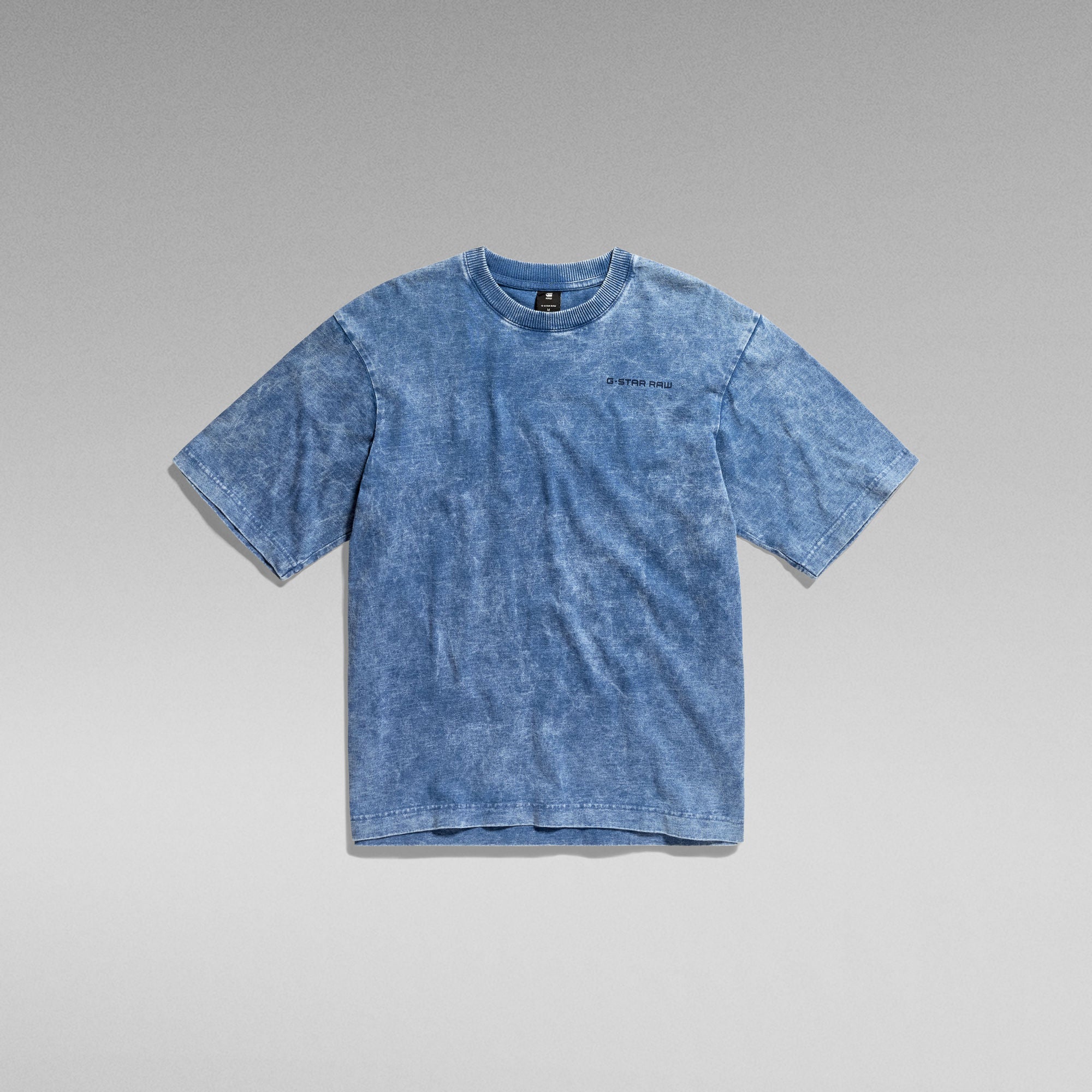 G-Star Raw - Indigo Boxy R Tee - Sun Faded Blue