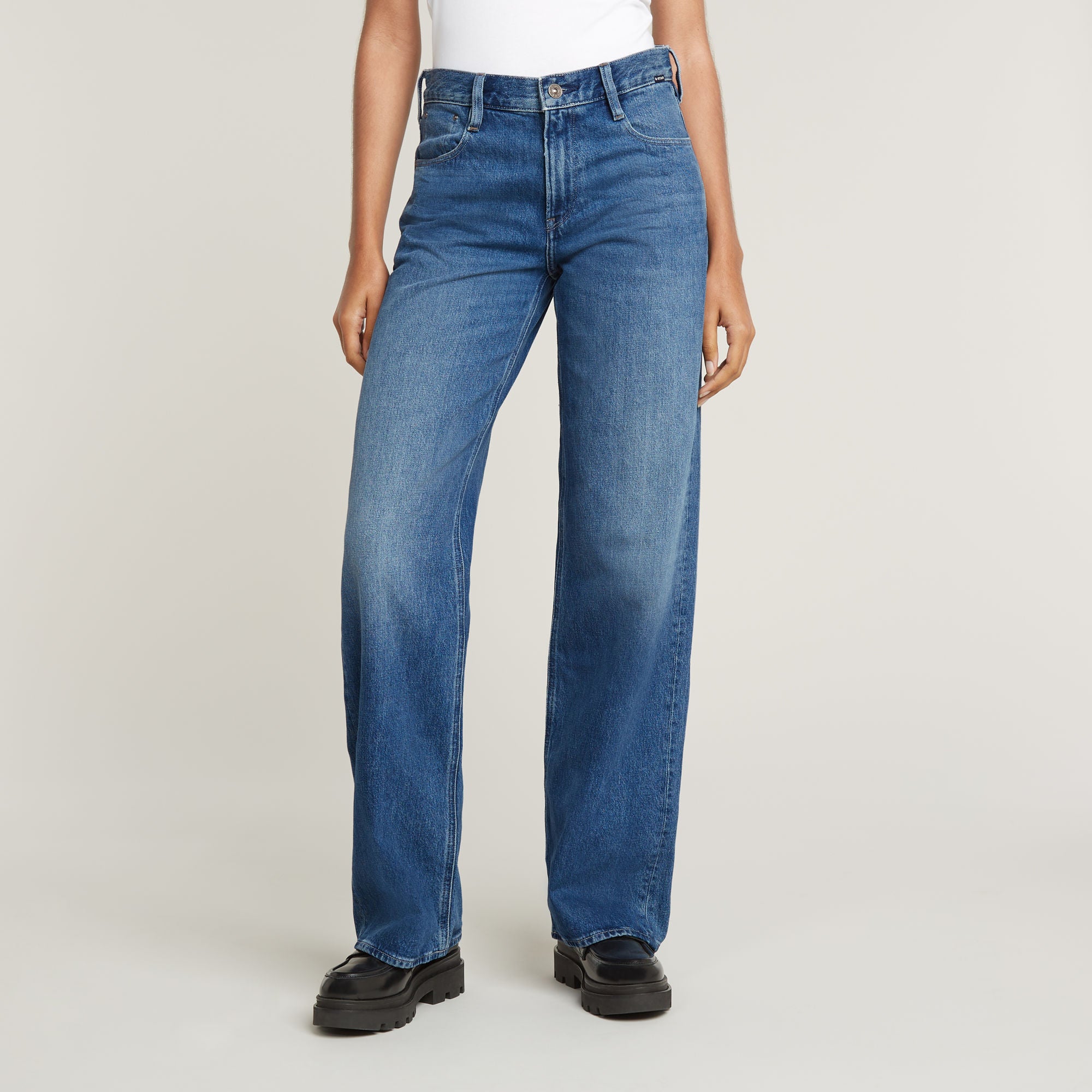 G-Star Raw - Judee Low Waist Loose Jean - Faded Harbor