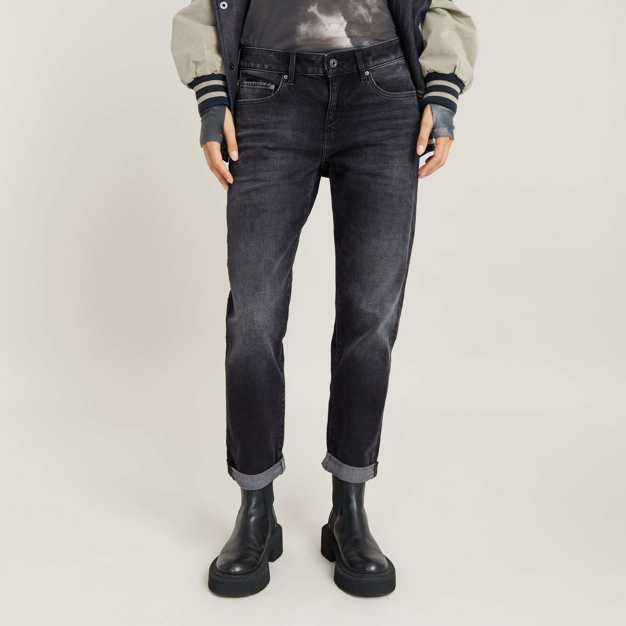 G-Star Raw - Kate Boyfriend Jean - Vintage Basalt