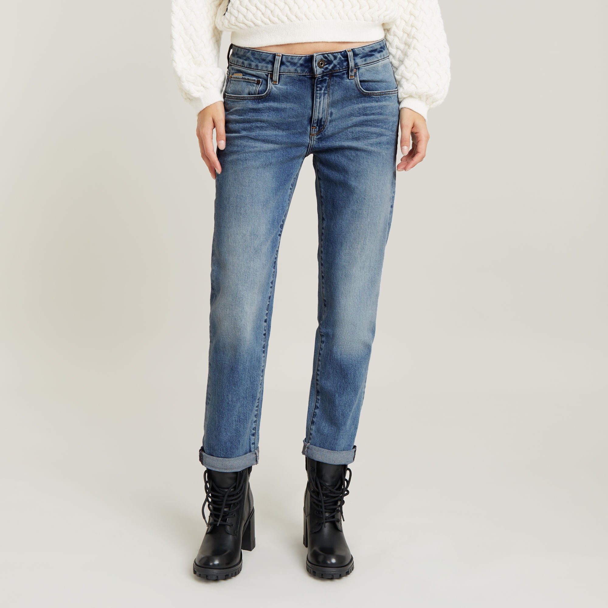 G-Star Raw - Kate Boyfriend Jean - Light Indigo Aged