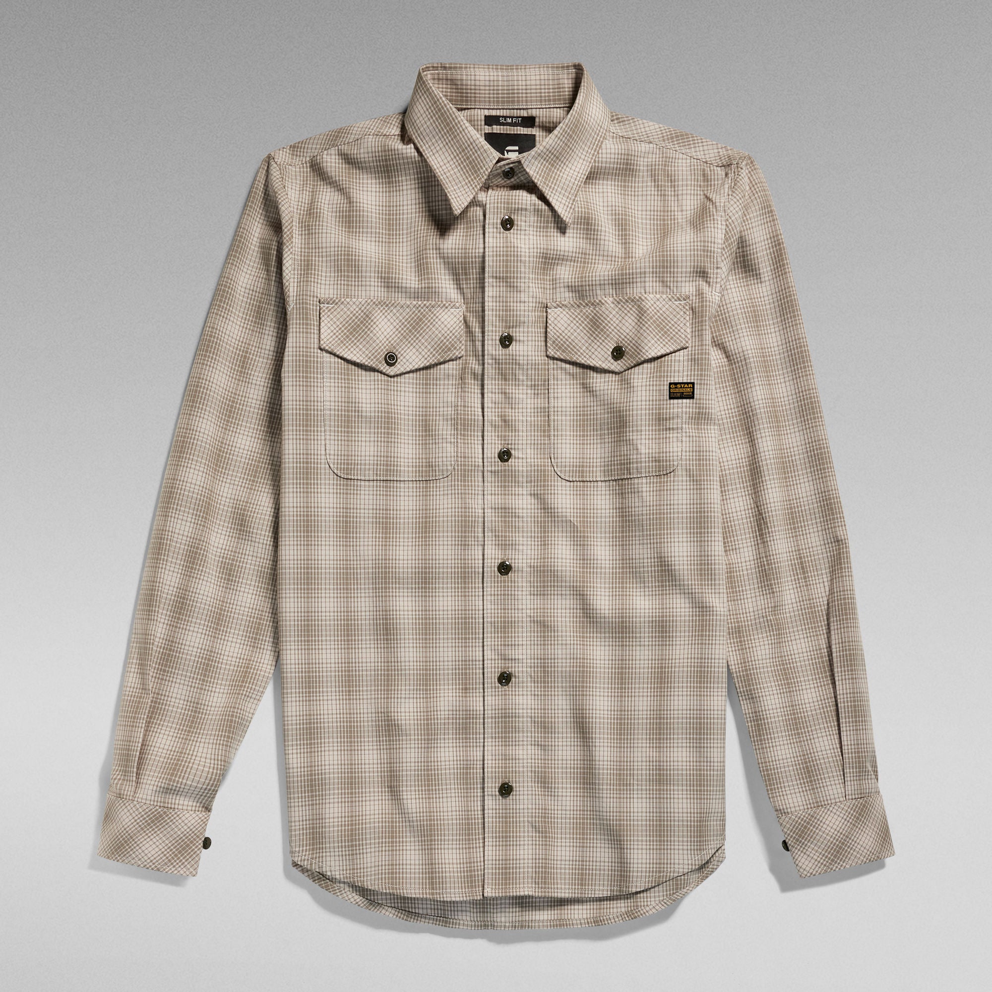 G-Star Raw - Marine Slim LS Shirt - Shamrock Liam Check