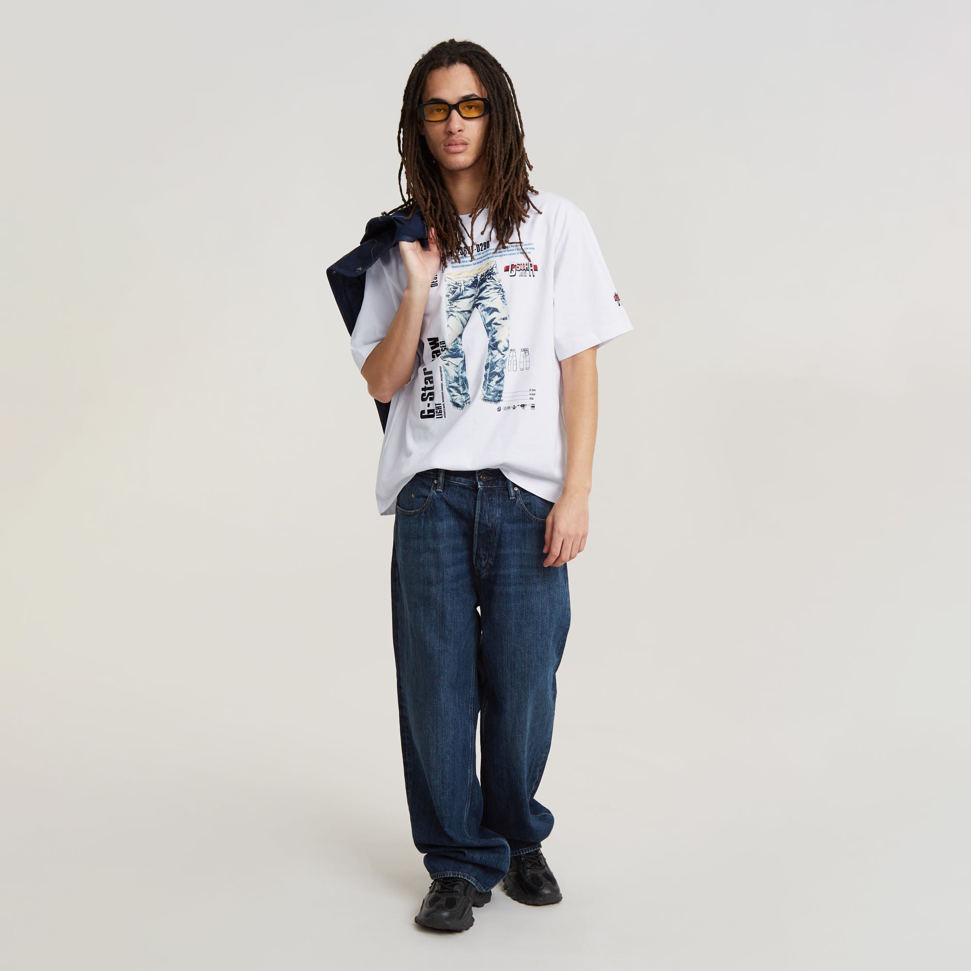 G-Star Raw - Modelkit Print Boxy R Tee - White Elwood