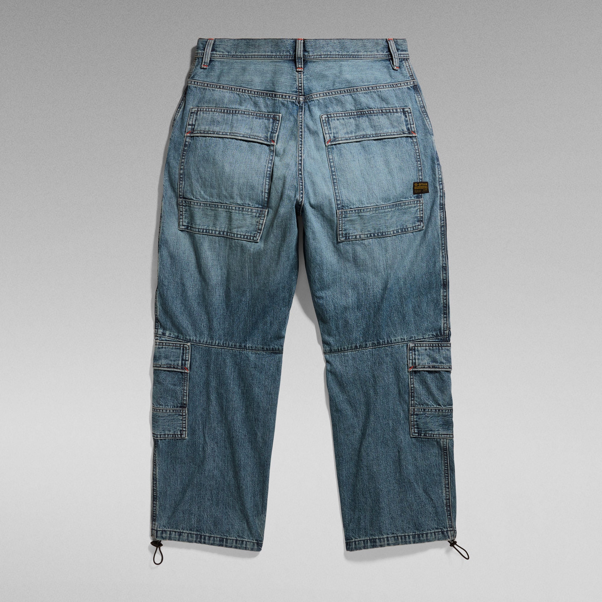 G-Star Raw - Multi Pocket Cargo Relaxed Jean - Faded Denali Blue Destroyed