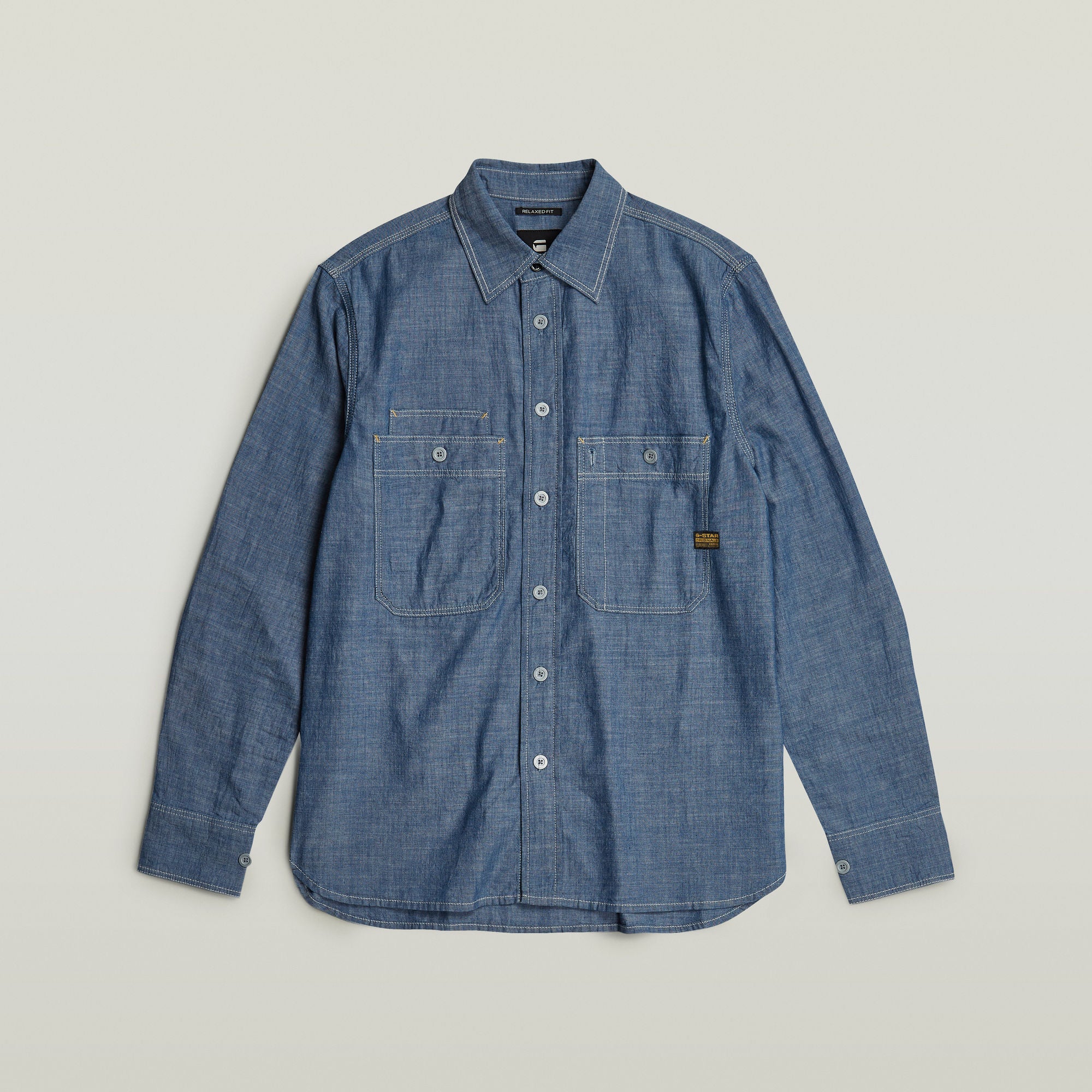 G-Star Raw - Nimes Regular LS Shirt - Rinsed