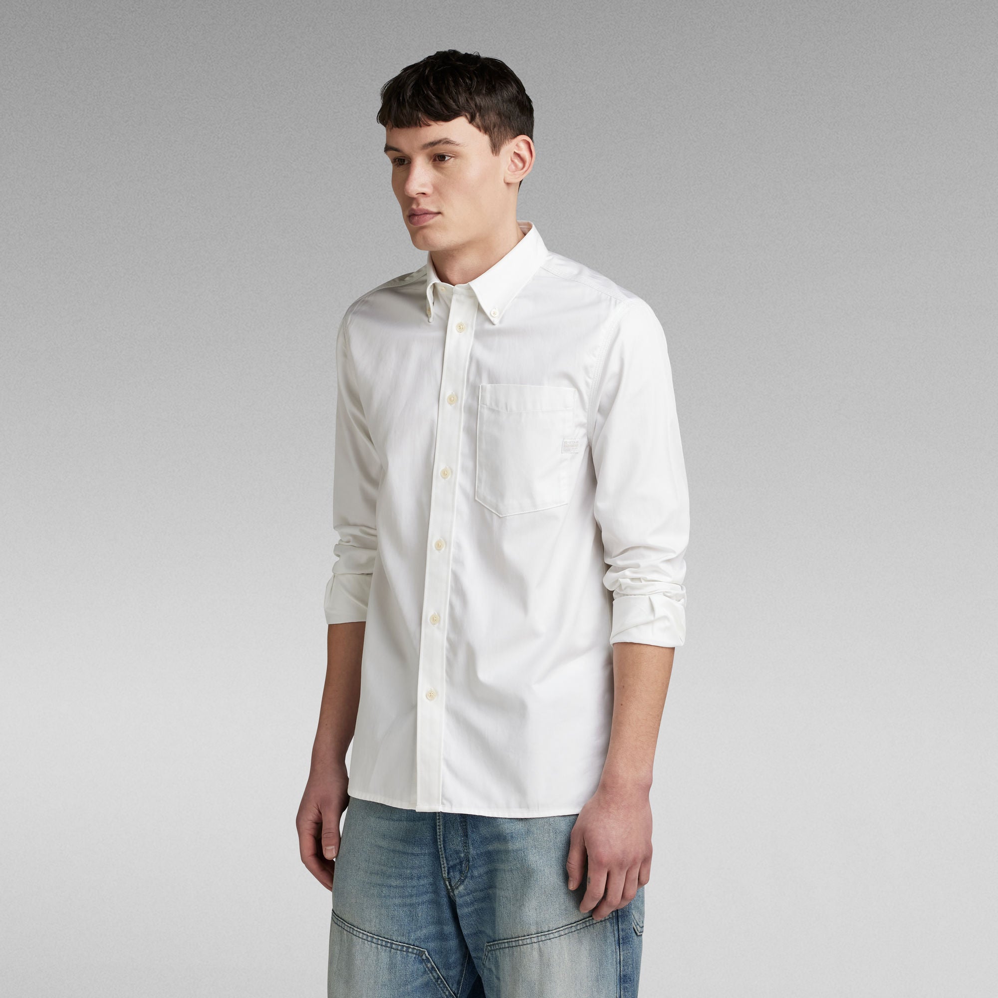 G-Star Raw - One Pocket Regular LS Shirt - White