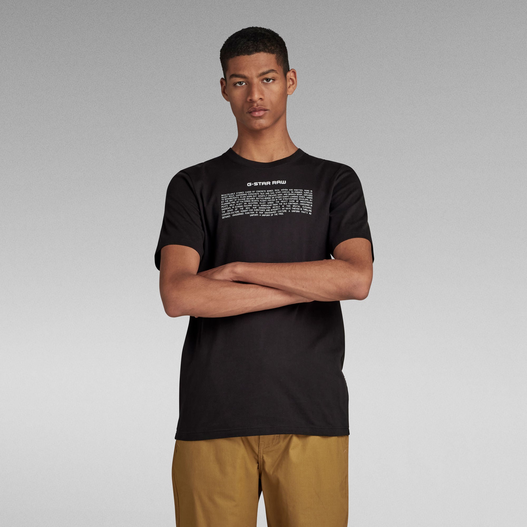 G-Star Raw - Poem Slim Tee - Dark Black