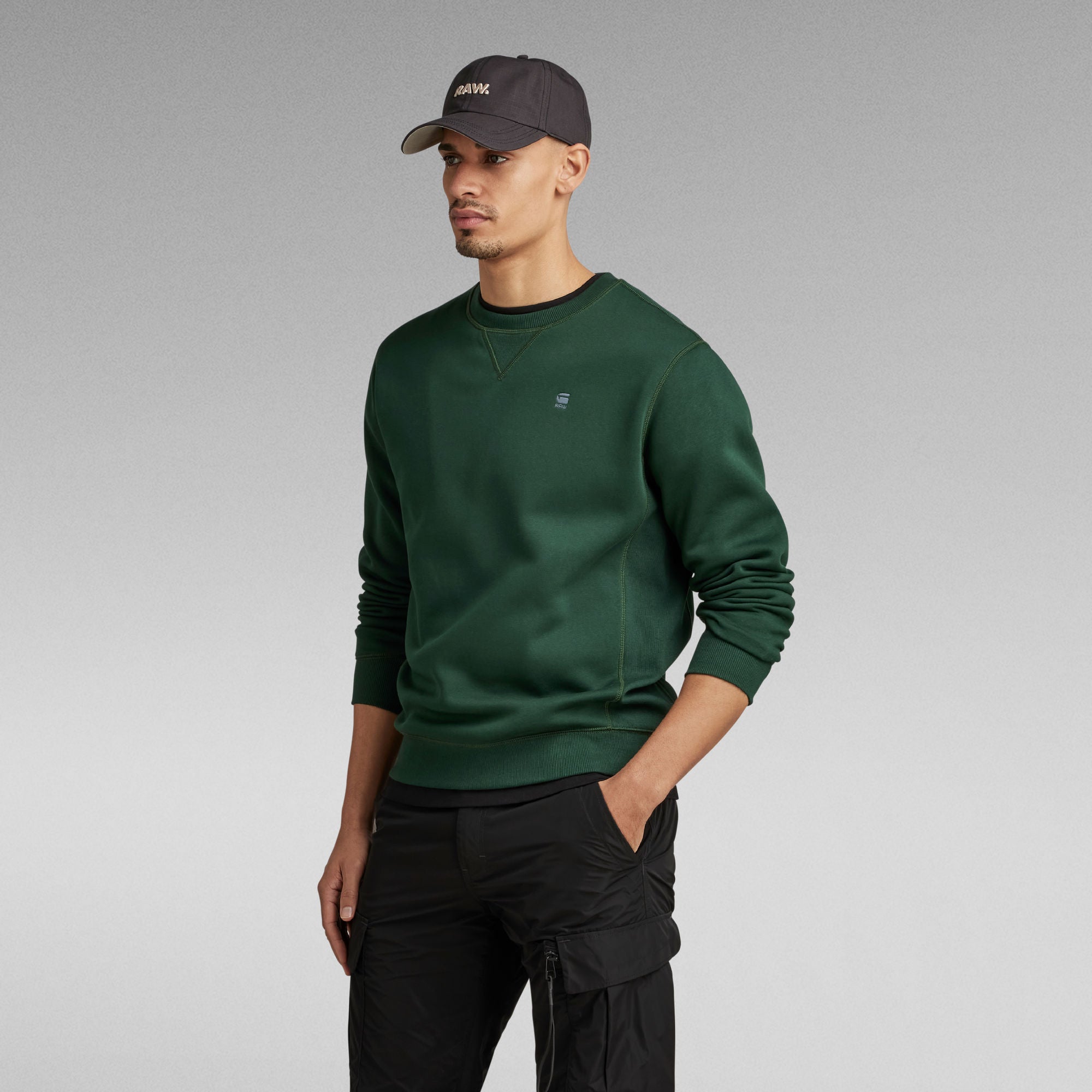 G-Star Raw - Premium Core Sweater - Laub
