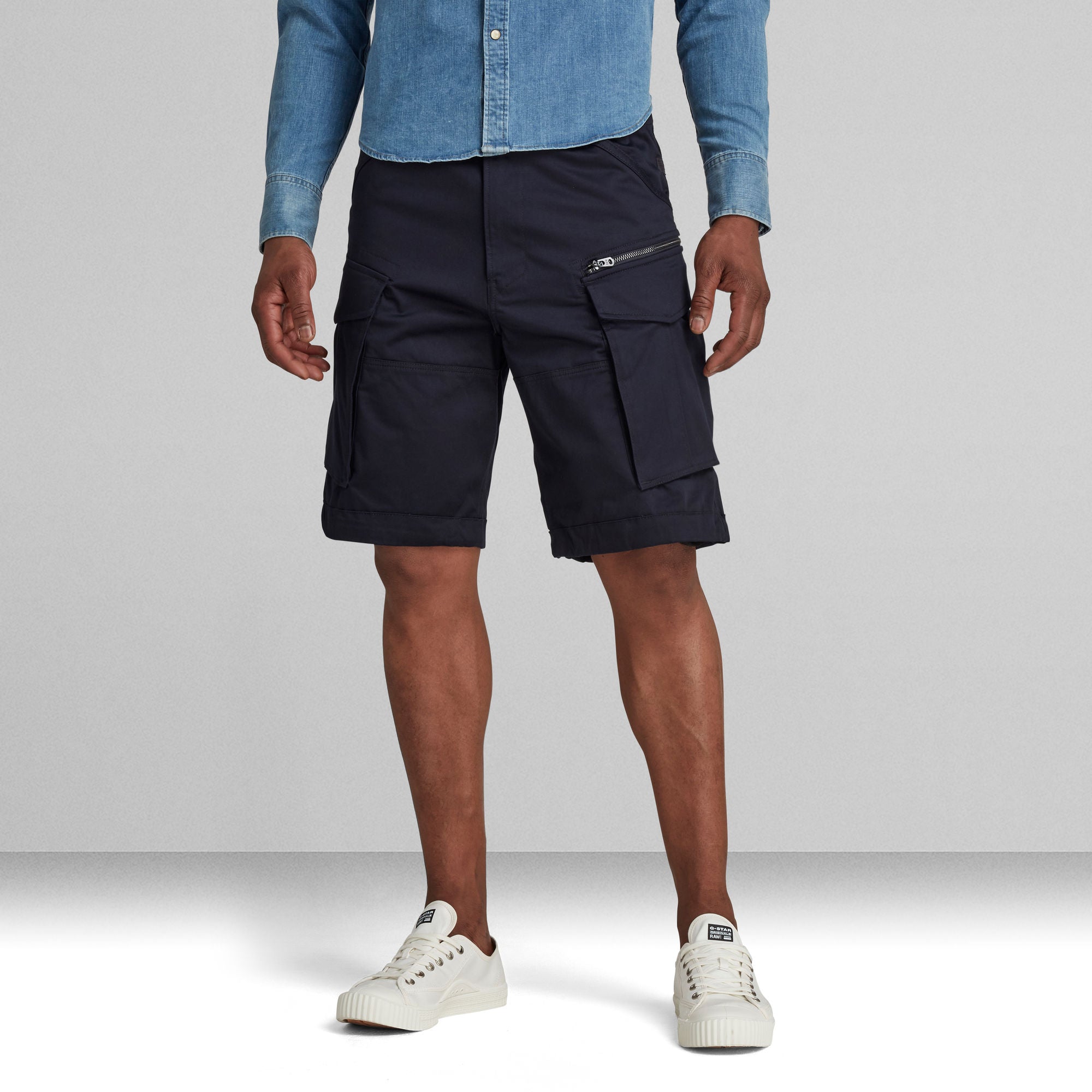 G-Star Raw - Rovic Zip Relaxed 1/2 Short - Mazarine Blue