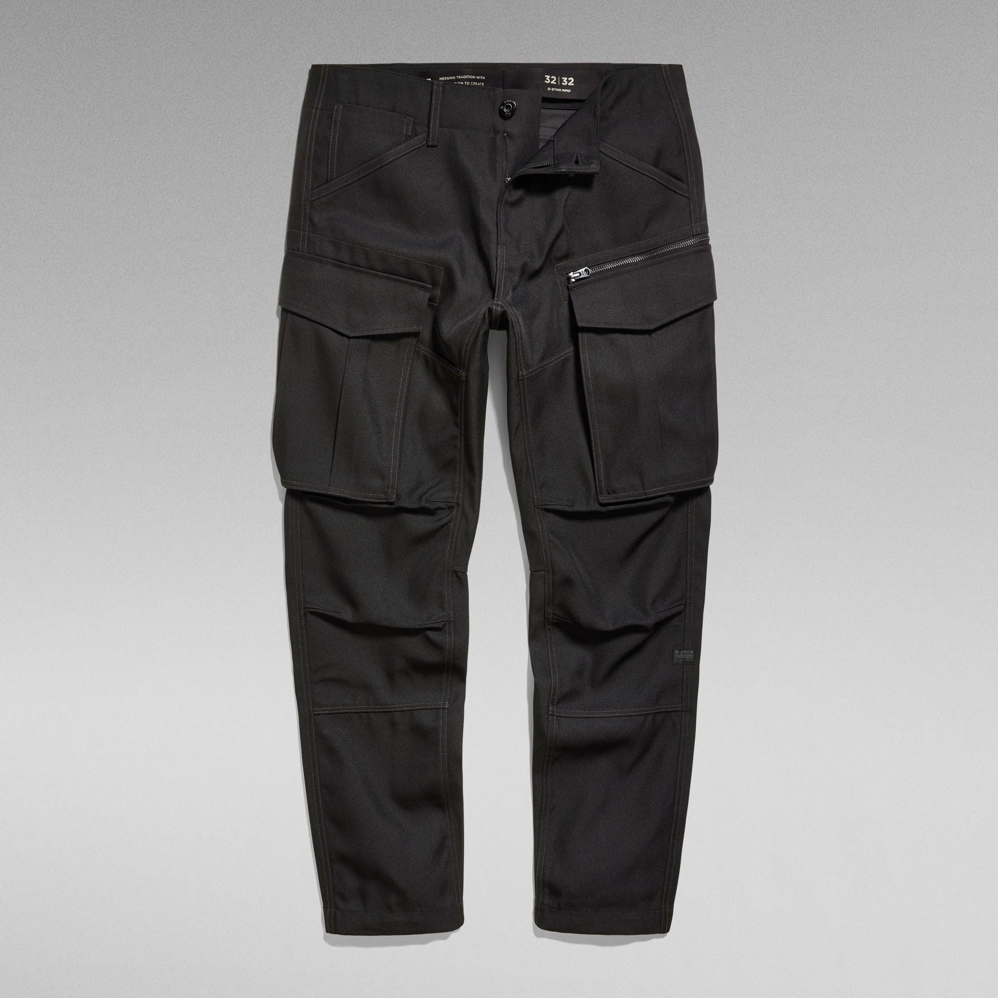 G-Star Raw - Rovic Zip 3D Straight Tapered - Dark Black