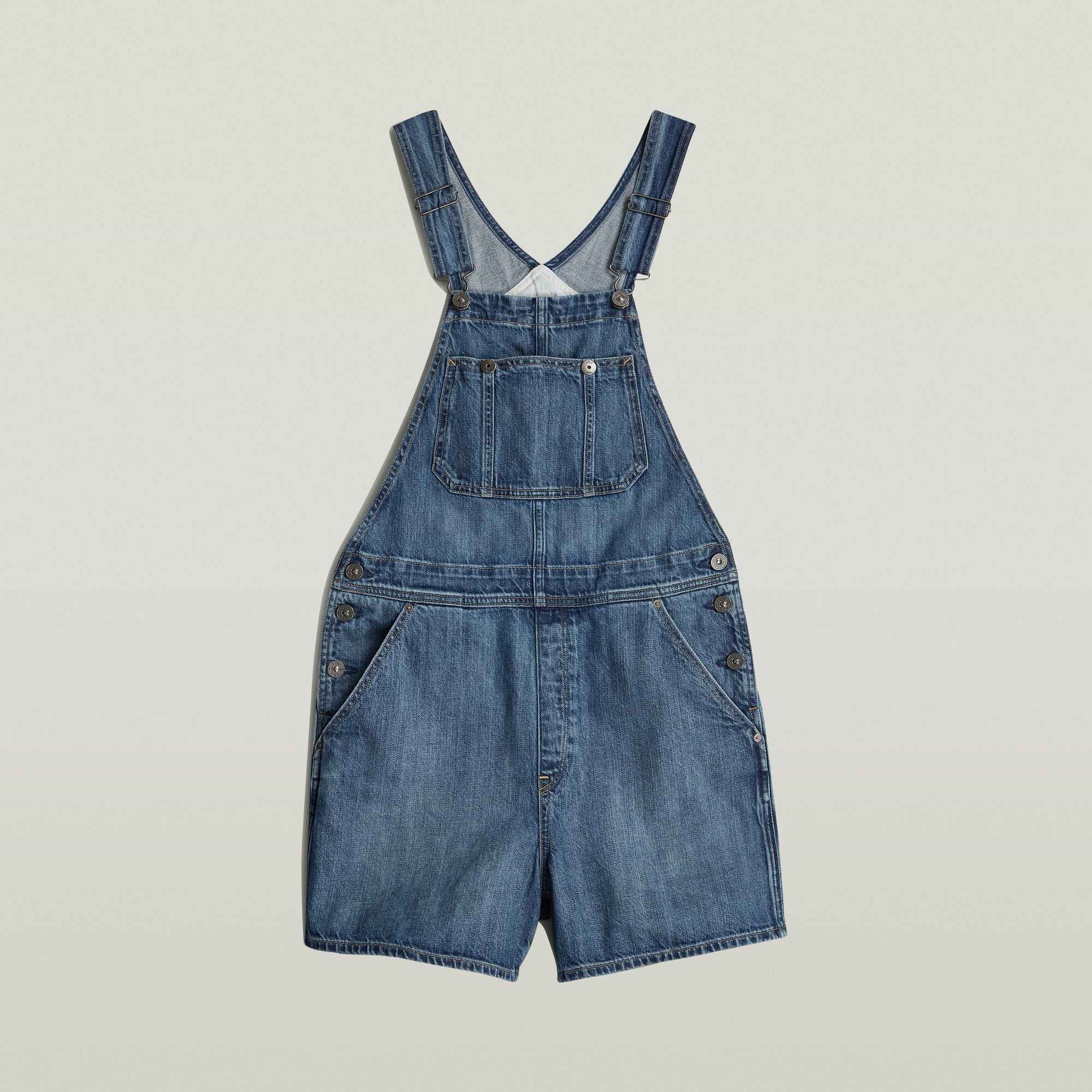 G-Star Raw - Short Dungaree - Faded Cliffside Blue