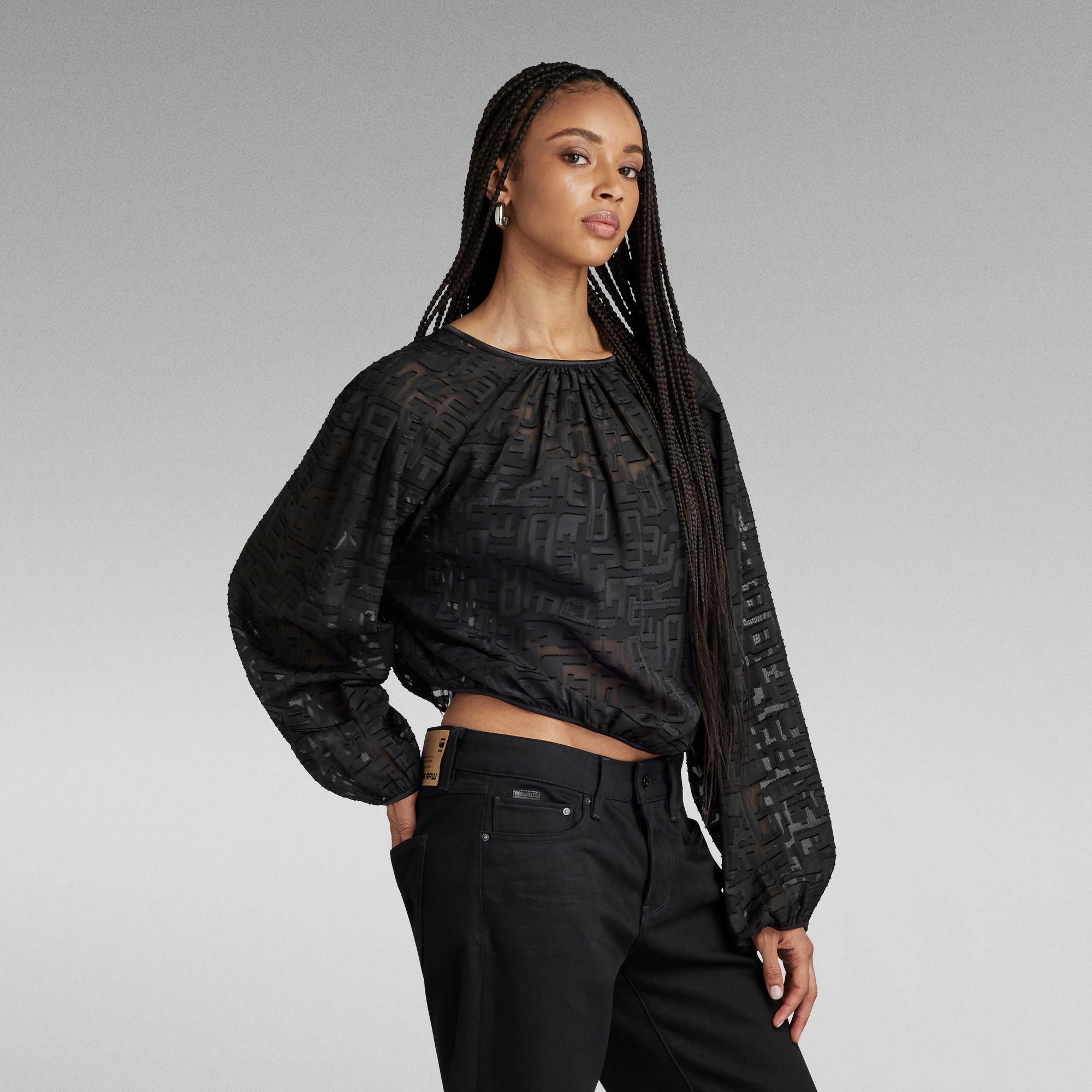 G-Star Raw - Sniper 2.0 LS Top - Dark Black