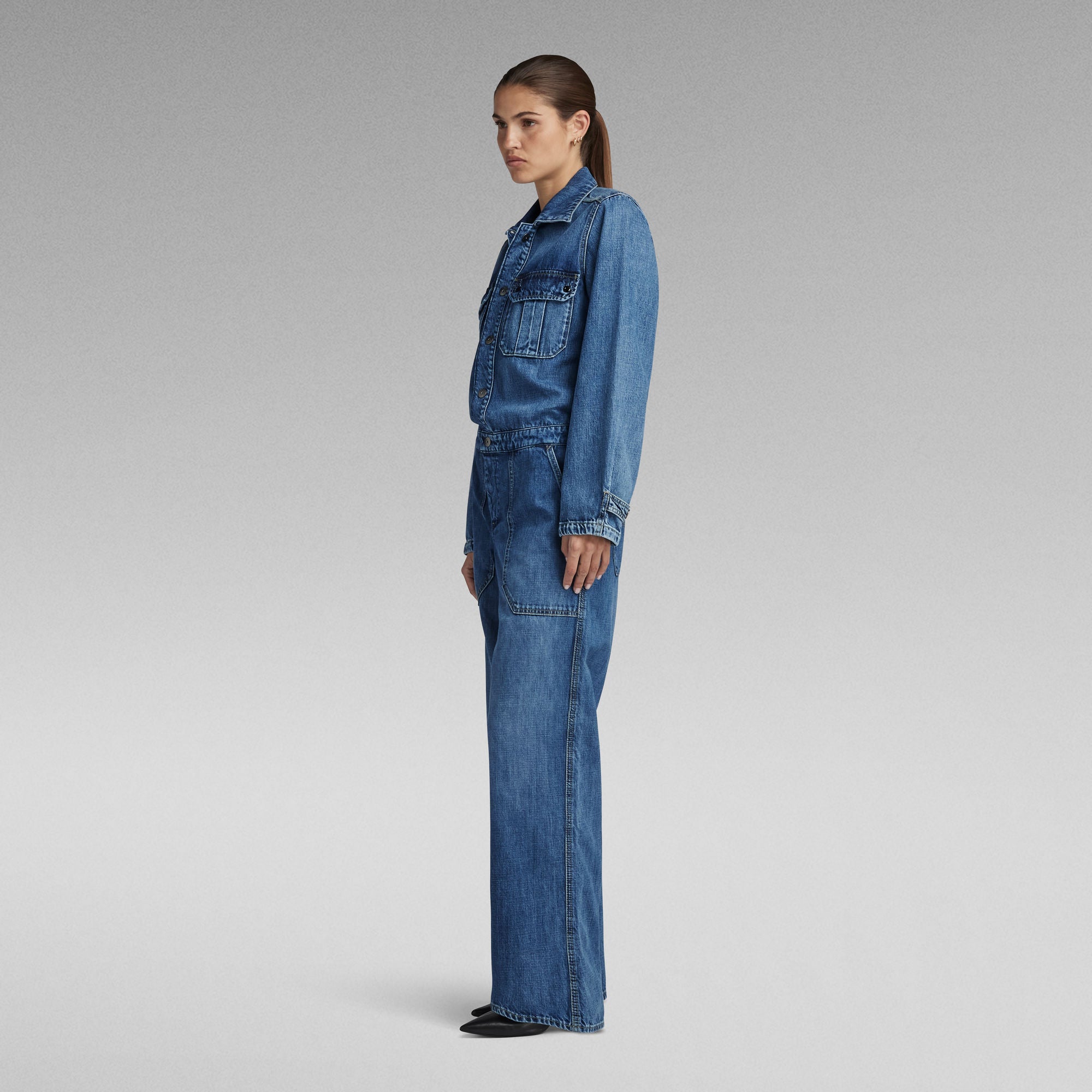 G-Star Raw - Utility LS Overall - Faded Waterfront