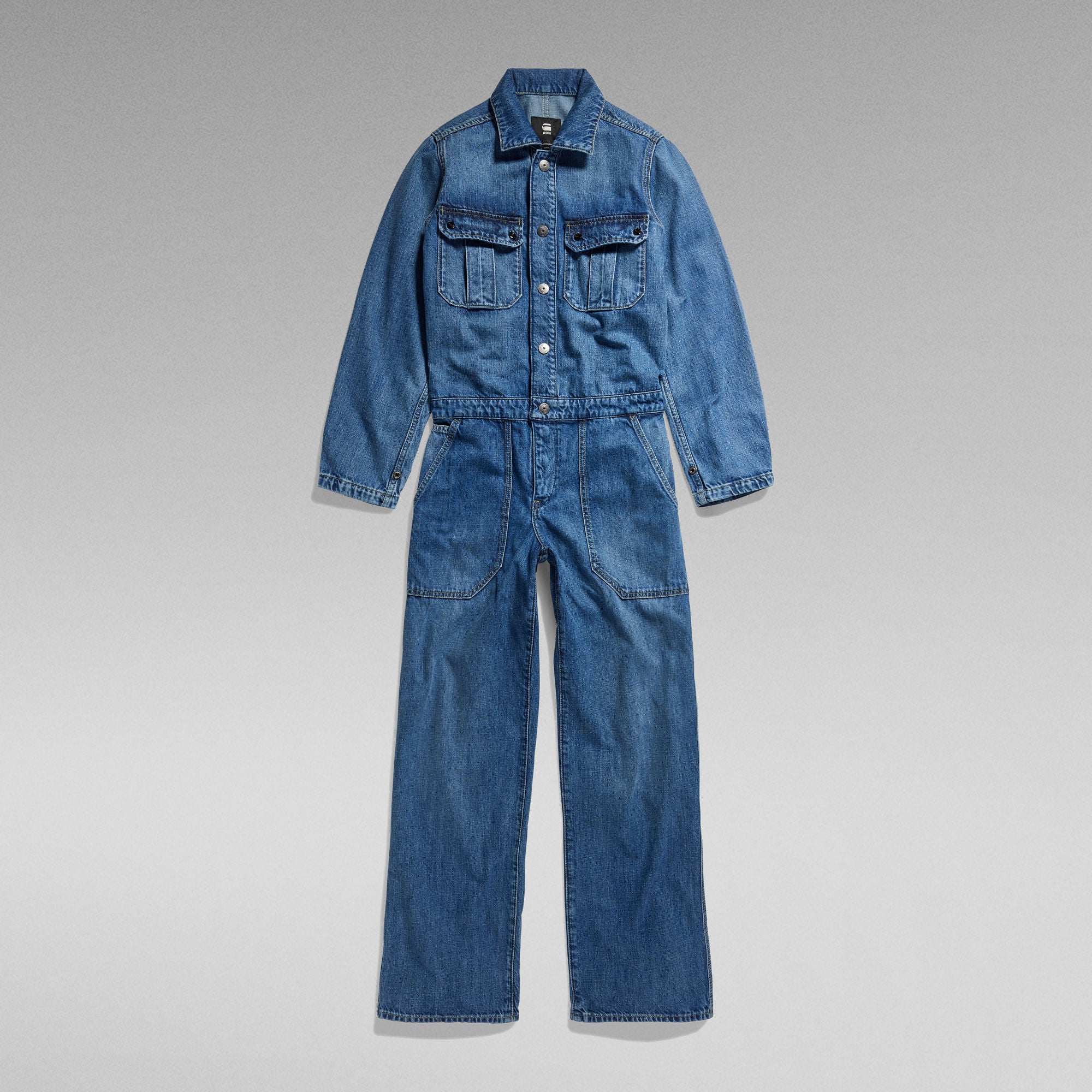 G-Star Raw - Utility LS Overall - Faded Waterfront