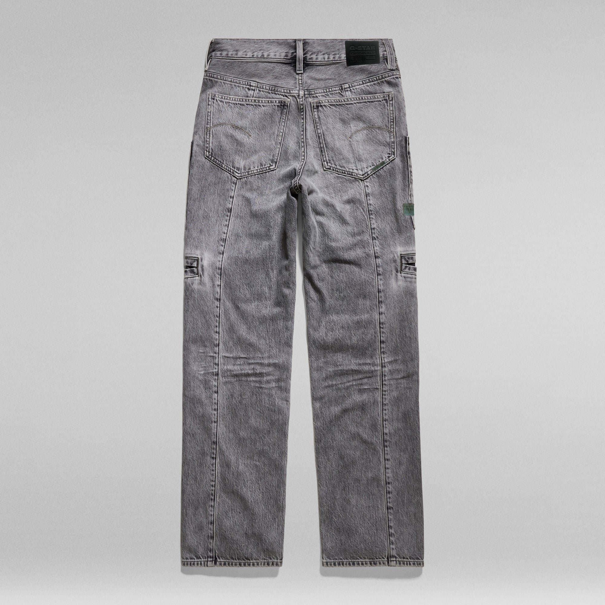 G-Star Raw - Viktoria Utility High Straight Jean - Faded Grey Neblina