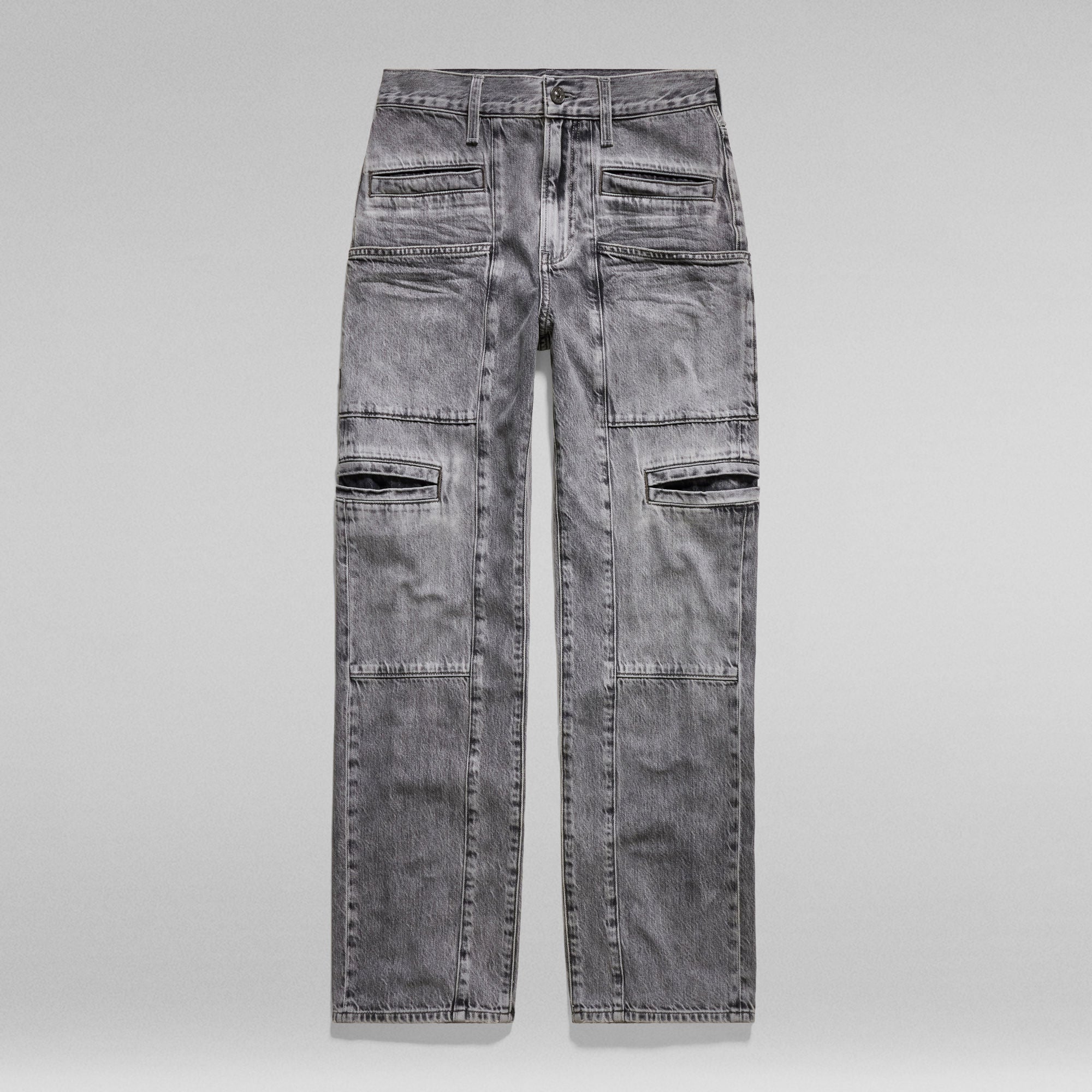 G-Star Raw - Viktoria Utility High Straight Jean - Faded Grey Neblina