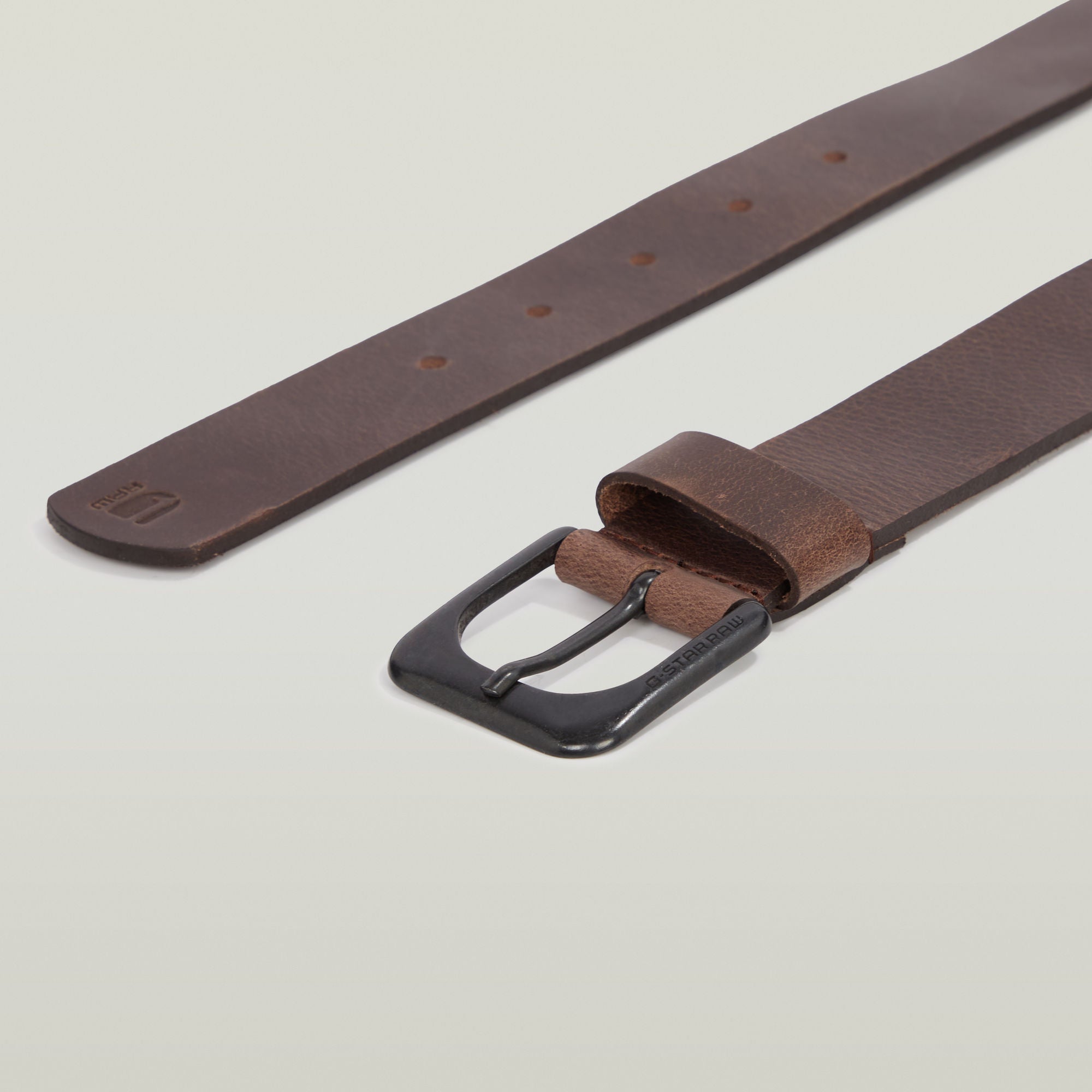 G-Star Raw - Zed Belt - Dark Brown/Black Metal