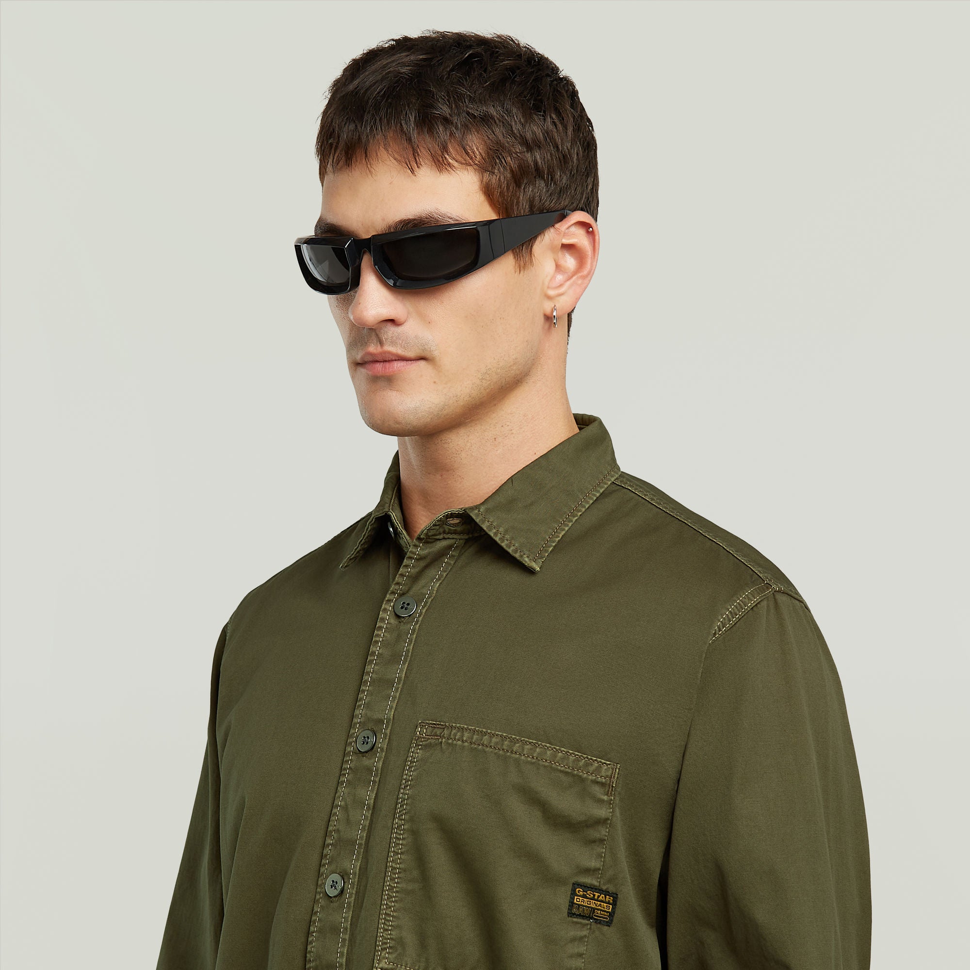 G-Star Raw - Regular One Pocket LS Shirt - Wren GD