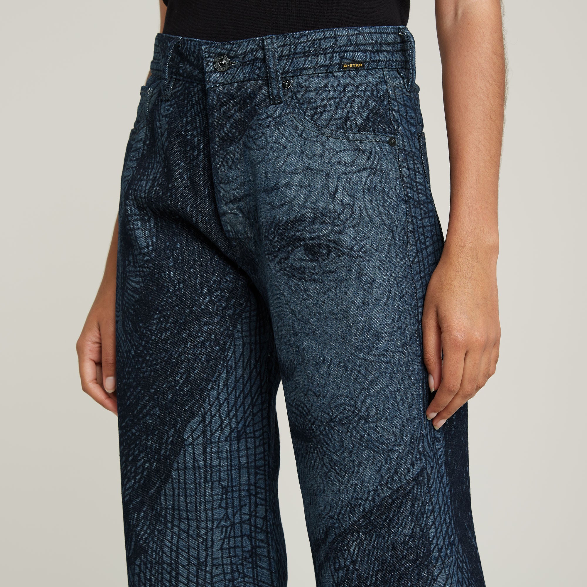 G-Star Raw - Bowey 3D Boyfriend Jean - Rembrandt Lasered Self-Portrait