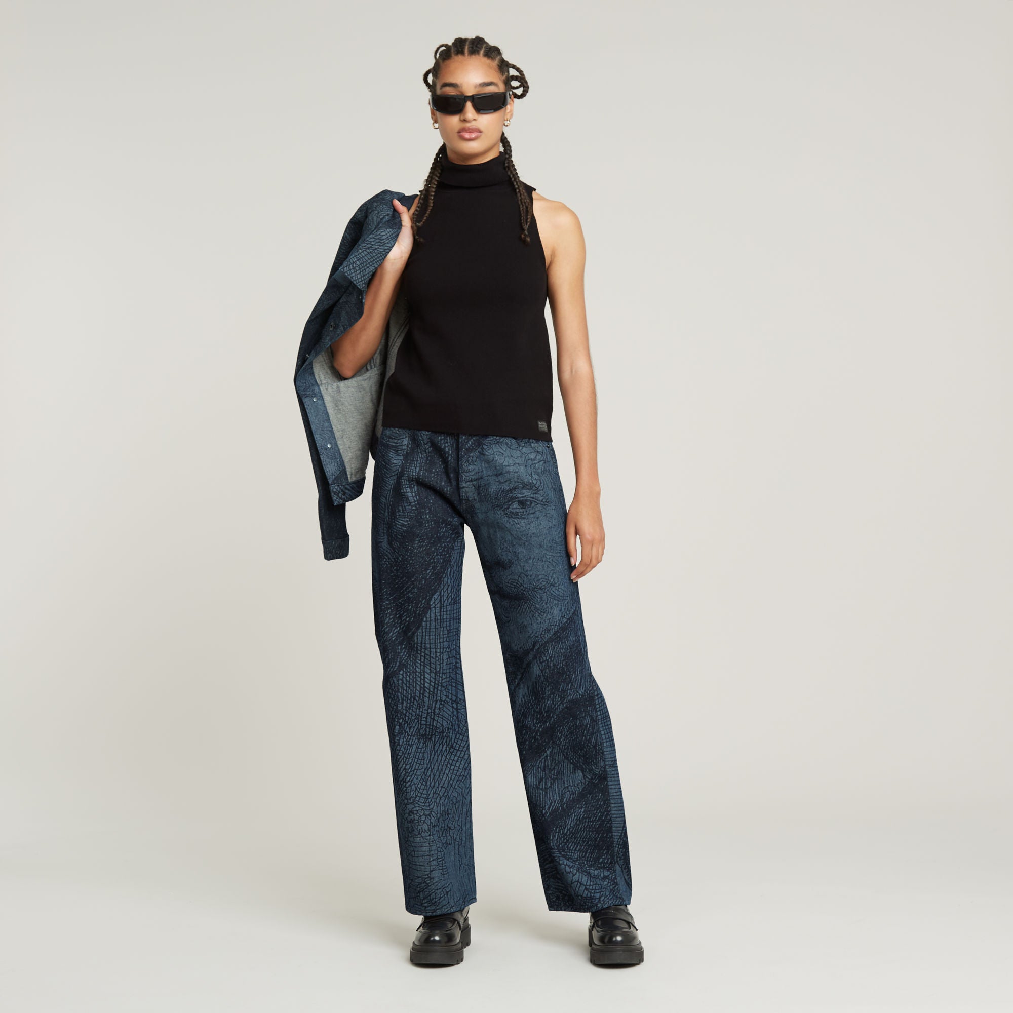 G-Star Raw - Bowey 3D Boyfriend Jean - Rembrandt Lasered Self-Portrait
