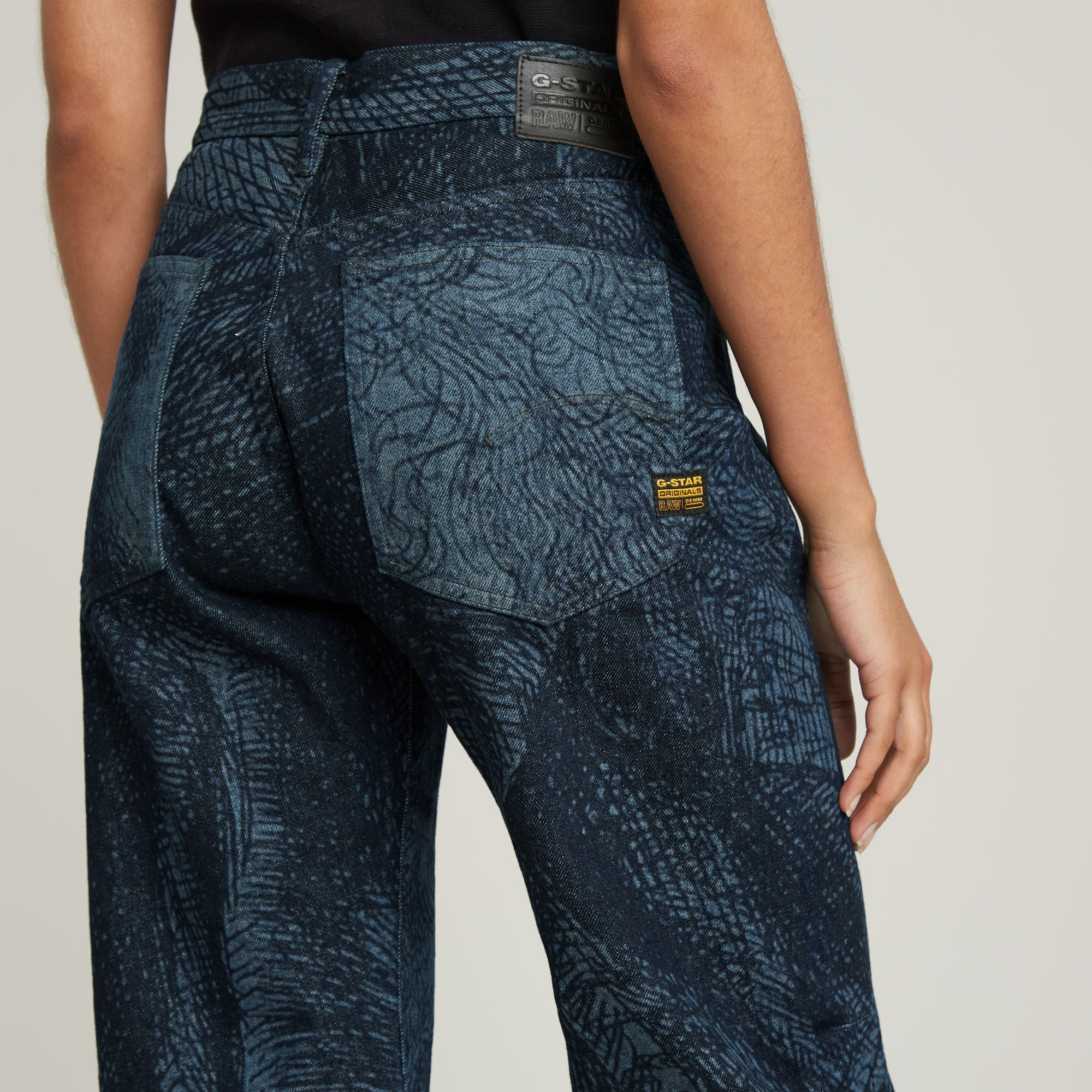 G-Star Raw - Bowey 3D Boyfriend Jean - Rembrandt Lasered Self-Portrait
