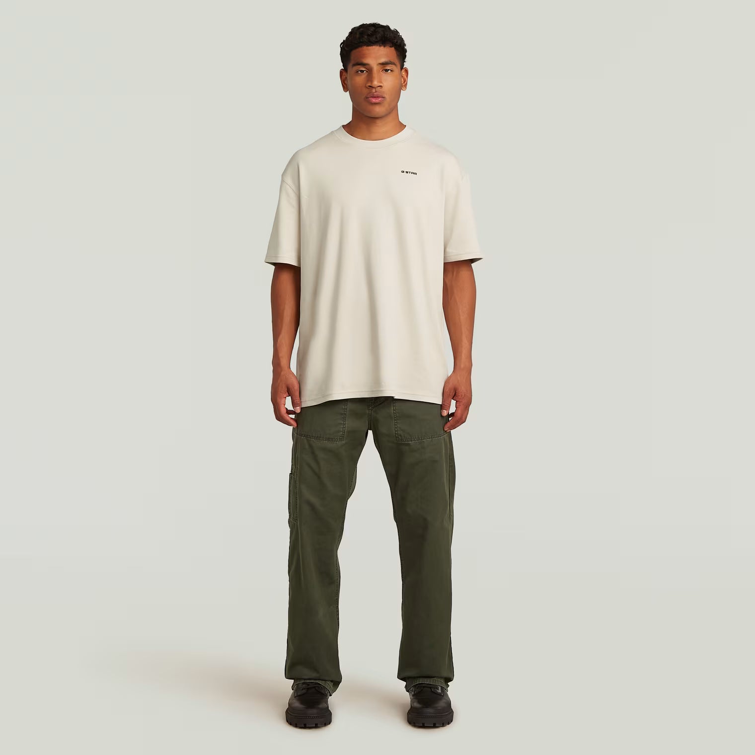 G-Star Raw - Reversible Relaxed Straight Chino - Asfalt/Four Leaf Clover Cloud Camo