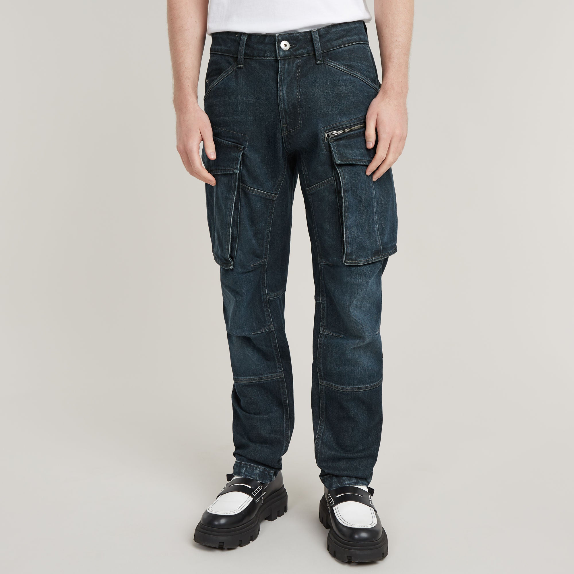 G-Star Raw - Rovic Zip 3D Straight Tapered Jean - Worn In Deep Teal