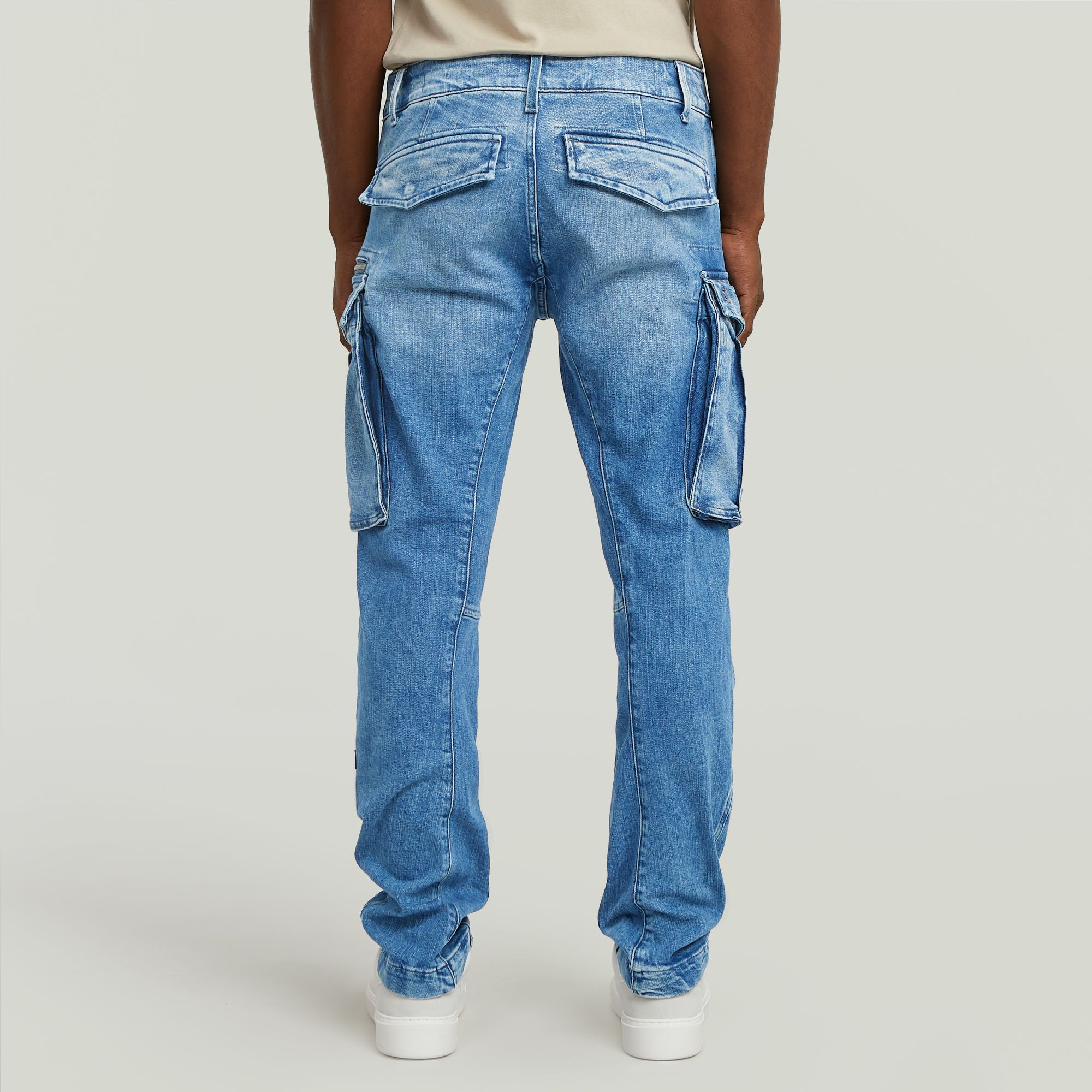 G-Star Raw - Rovic Zip 3D Regular Tapered Jean - Antique Faded Uniform Blue
